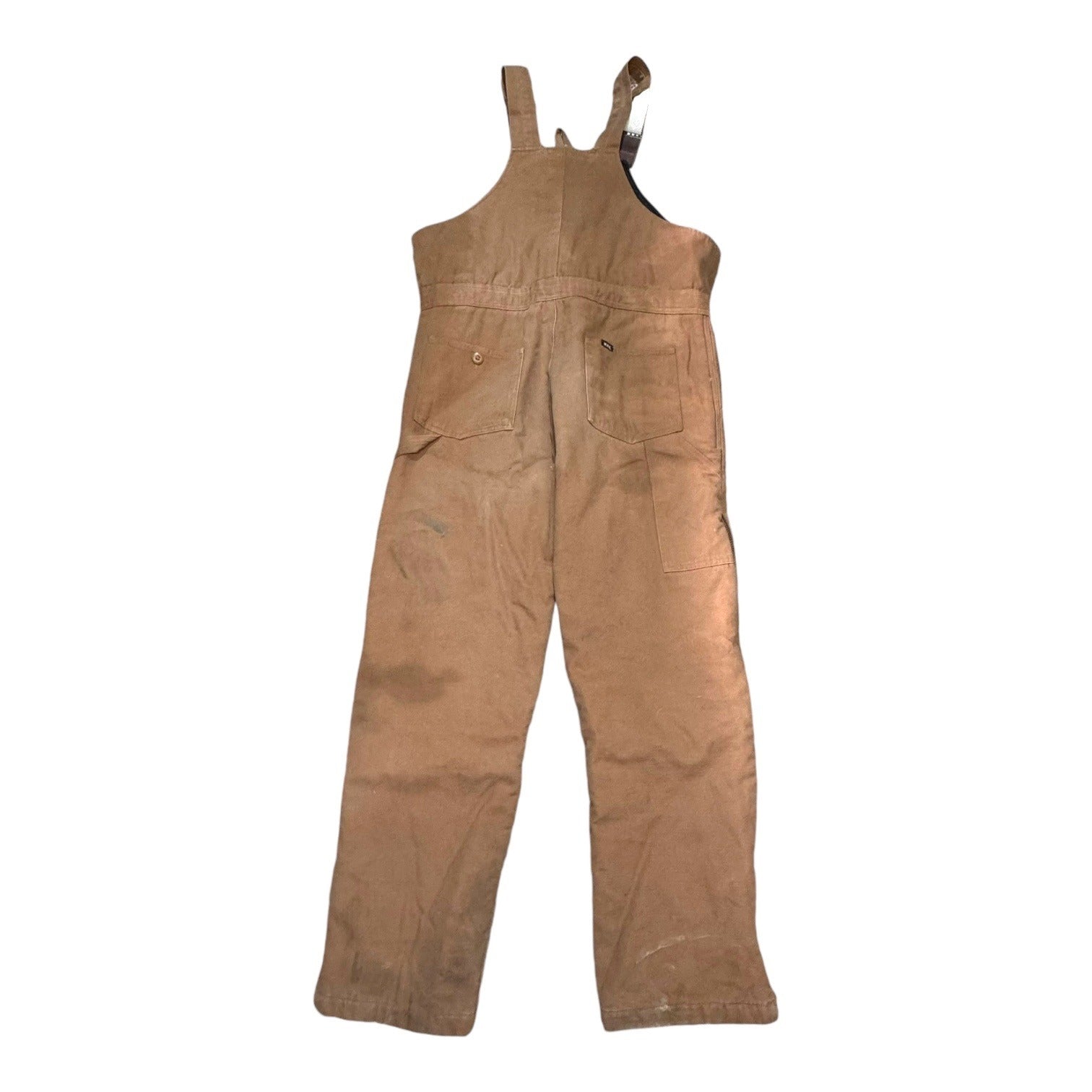 Key Imperial Work Construction Tan Cotton LL Overalls 40X29 Lined READ XL TALL
