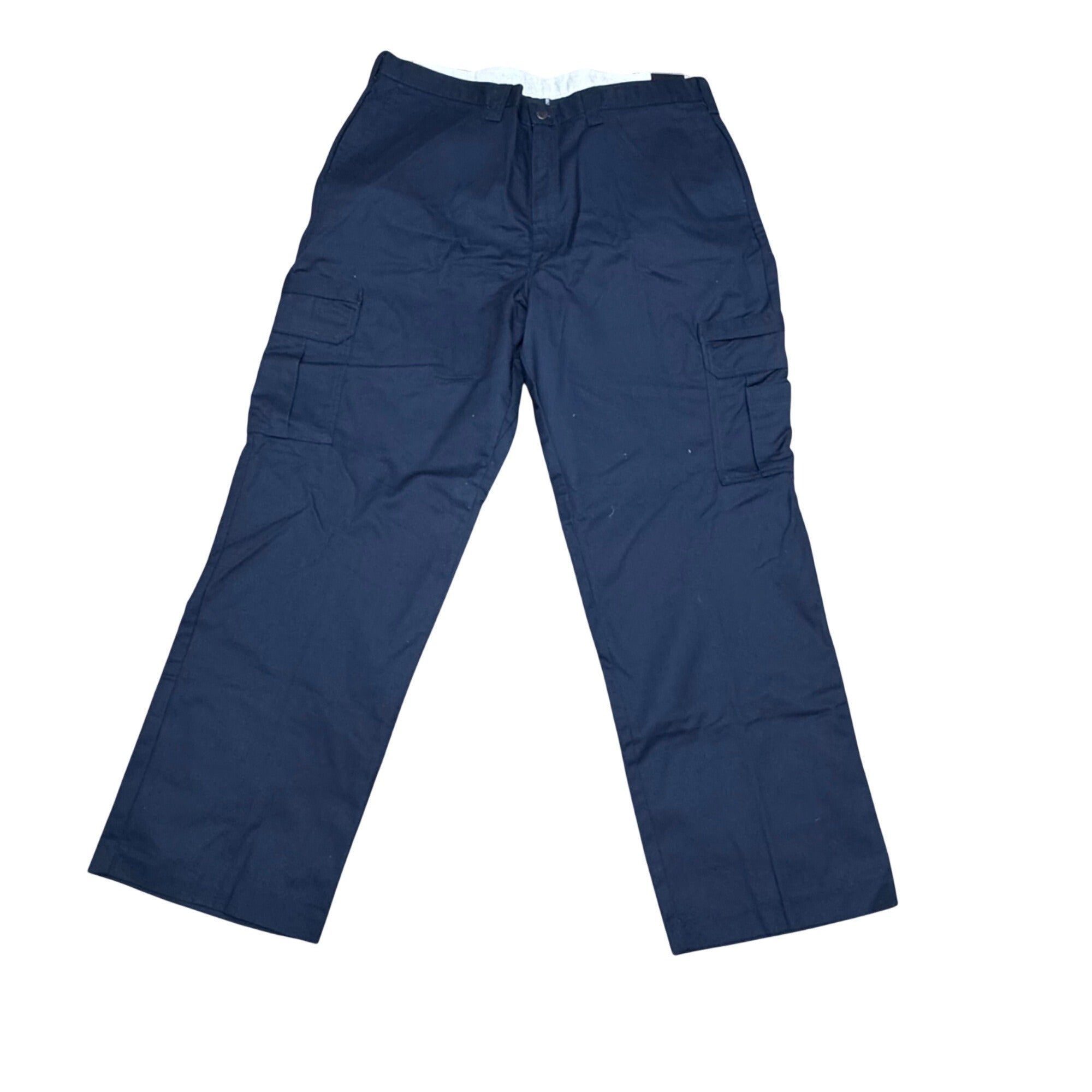 Dickies Mens 40X32 Navy Blue Cargo Work Pants NEW With Tags Durable Blend Cotton