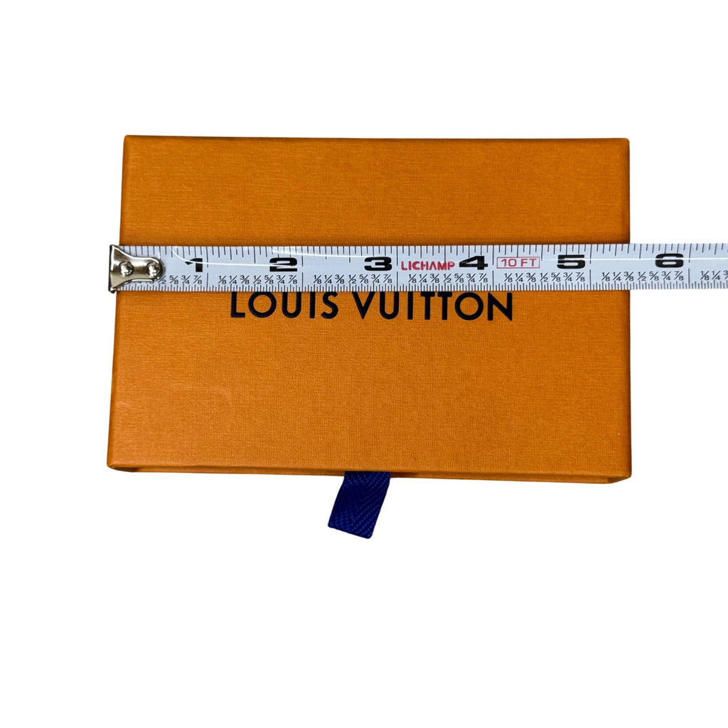 Louis Vuitton Orange Gift Box Wallet Scarf Clutch Set With Dust Bag 6.5x4x1.5