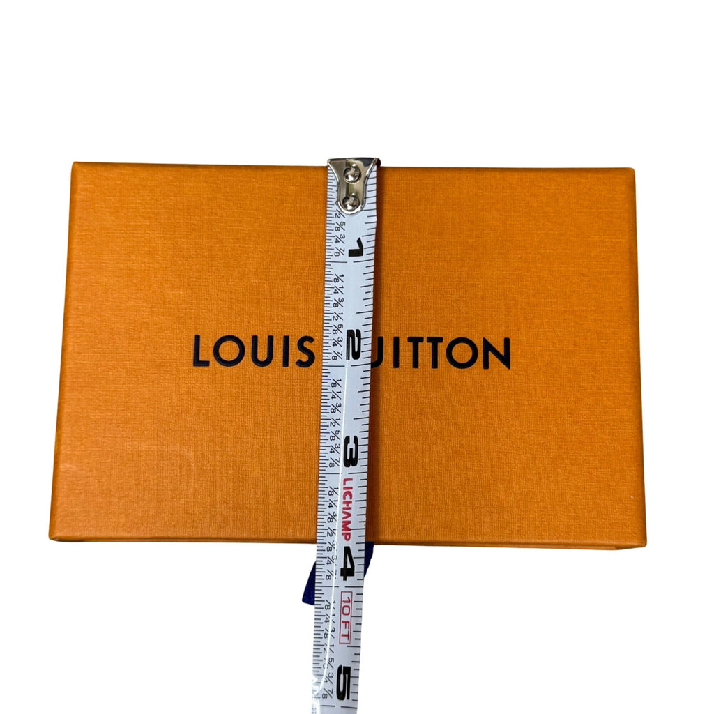 Louis Vuitton Orange Gift Box Wallet Scarf Clutch Set With Dust Bag 6.5x4x1.5