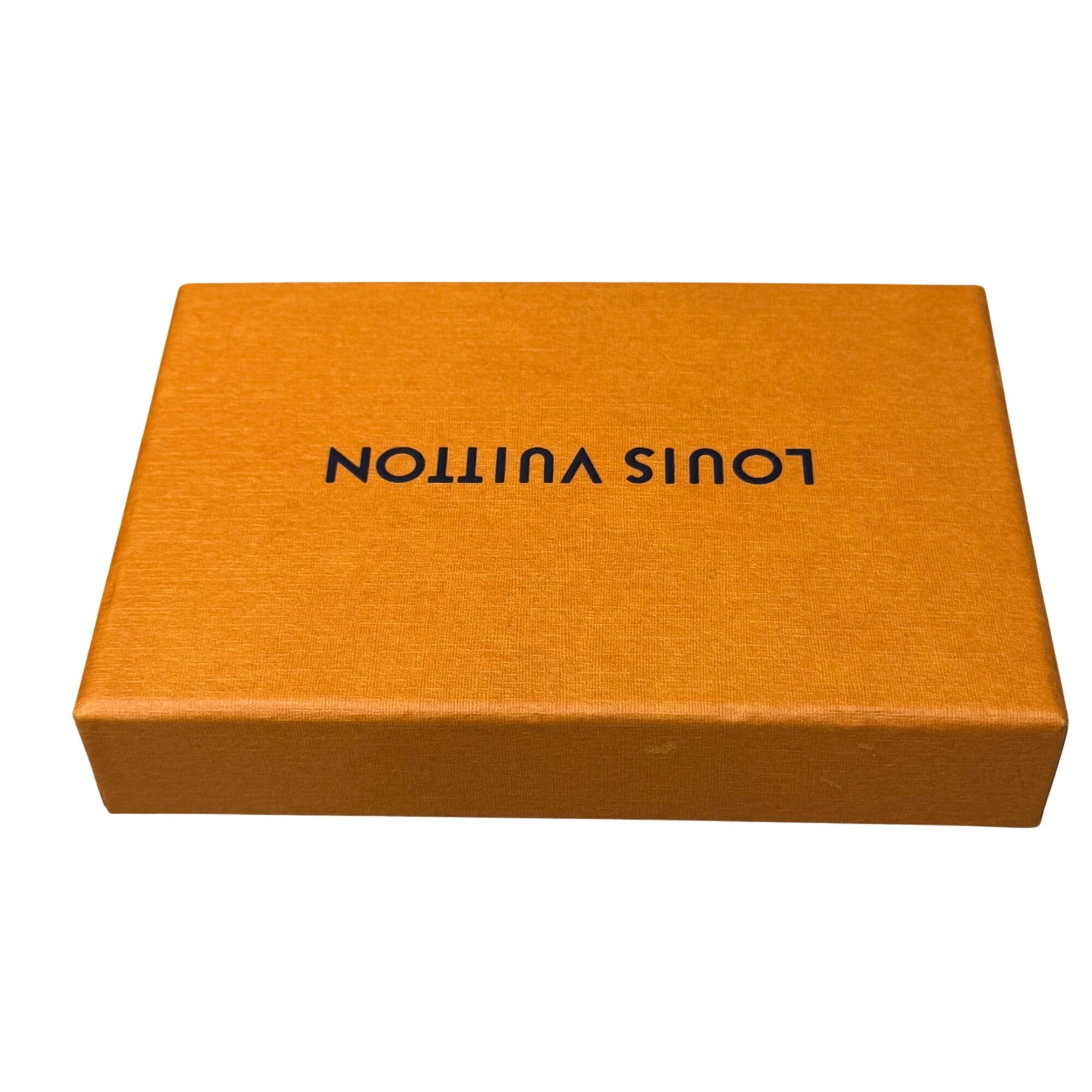 Louis Vuitton Orange Gift Box Wallet Scarf Clutch Set With Dust Bag 6.5x4x1.5