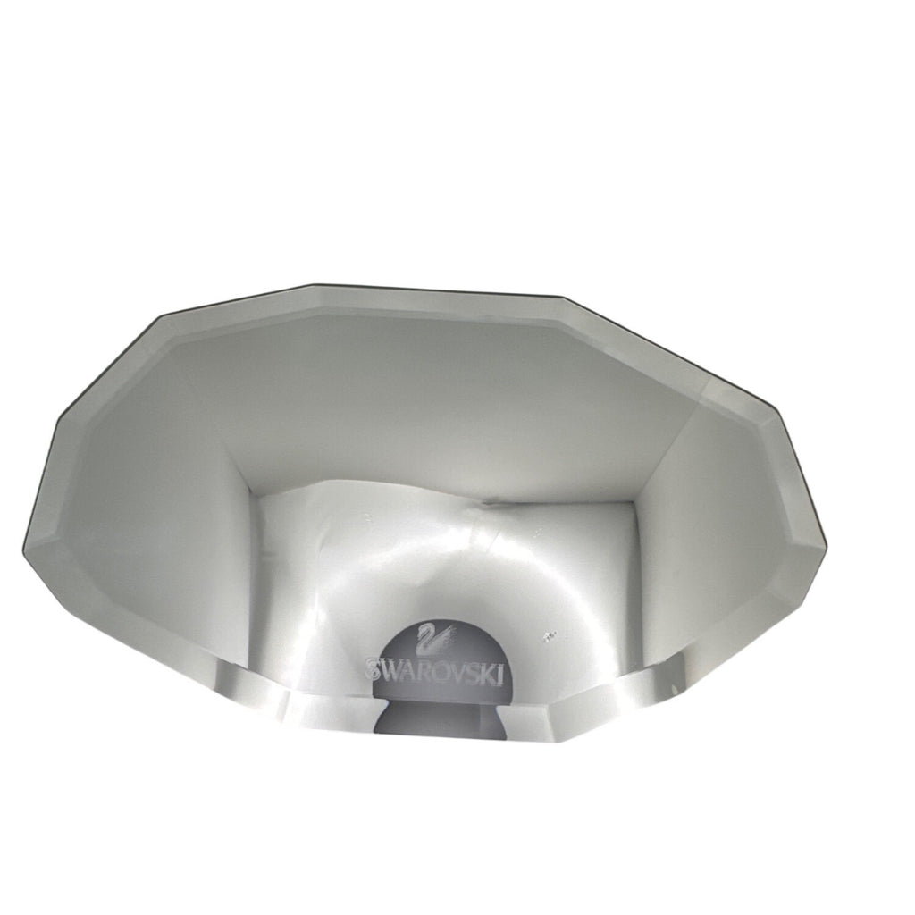 Swarovski Octagonal Crystal Display Mirror Large 10X6 Elegant Faceted Design SEE