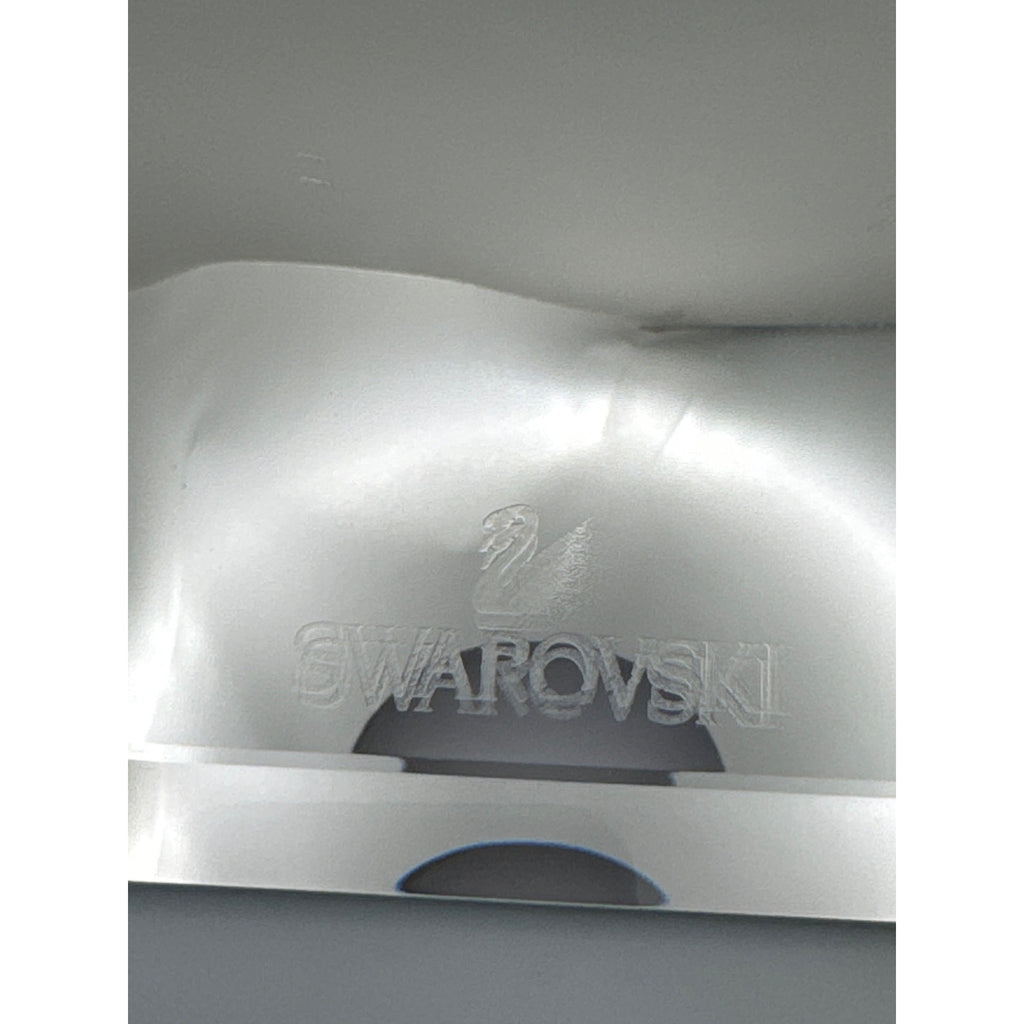 Swarovski Octagonal Crystal Display Mirror Large 10X6 Elegant Faceted Design SEE