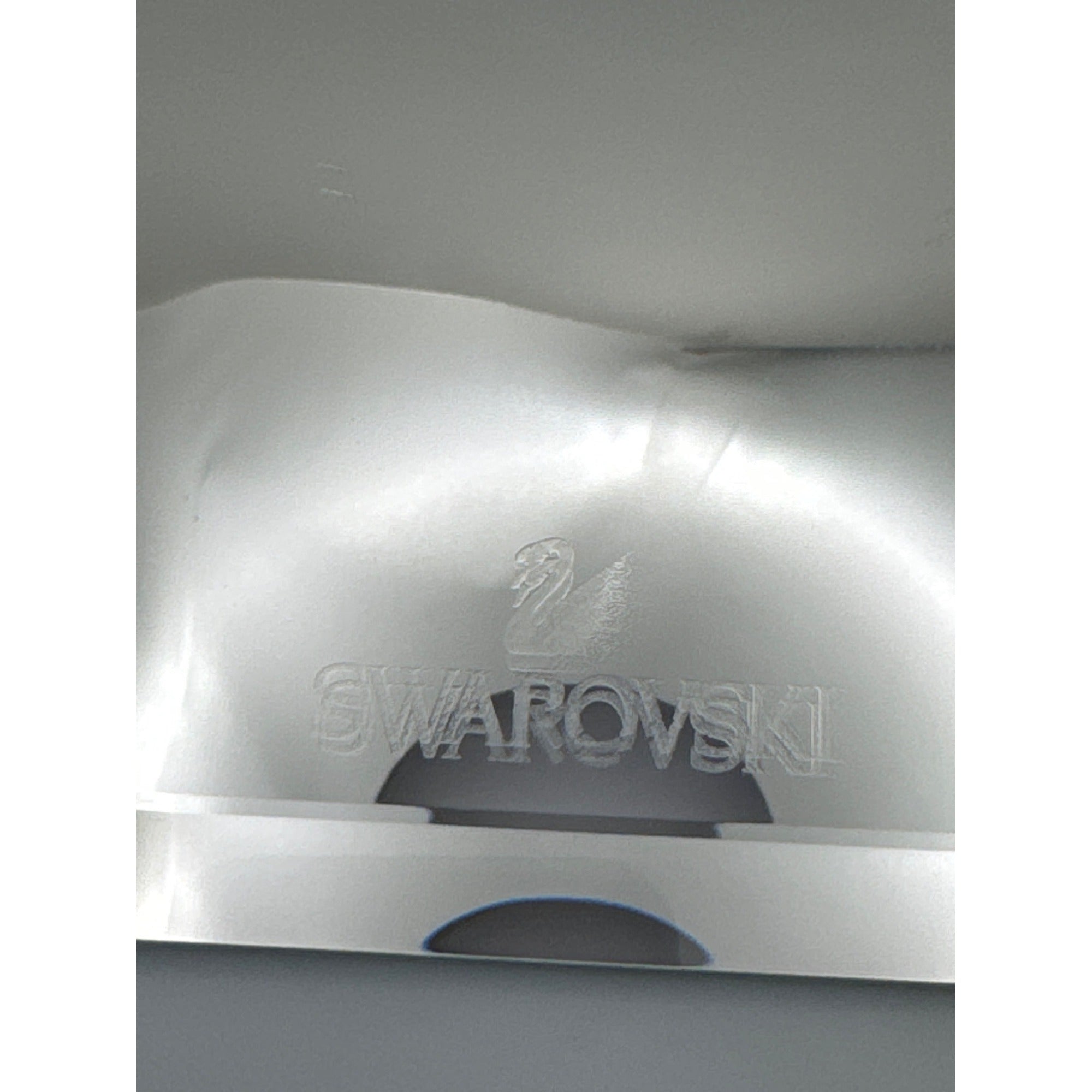 Swarovski Octagonal Crystal Display Mirror Large 10X6 Elegant Faceted Design SEE