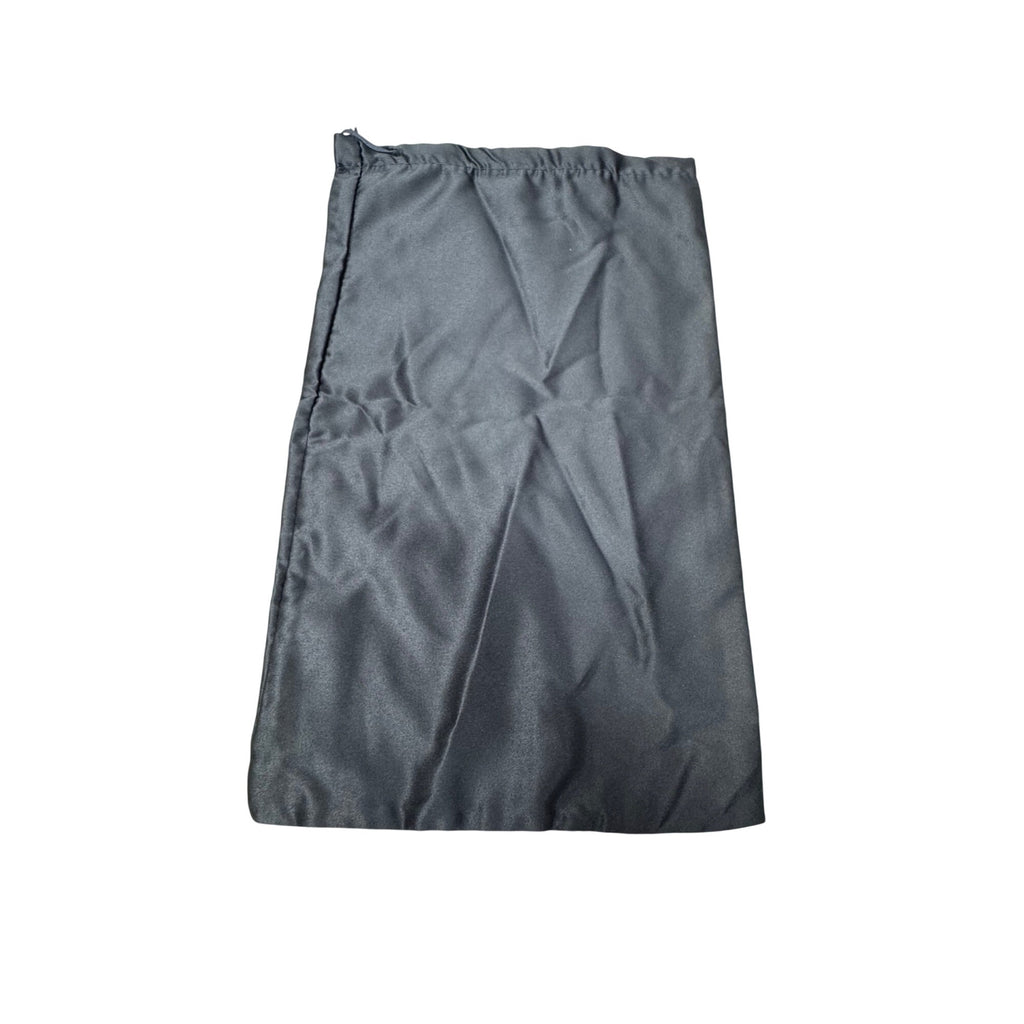 Prada Black Satin Dust Bag 14x8 Drawstring Authentic Shoes Clutch Purse Handbag
