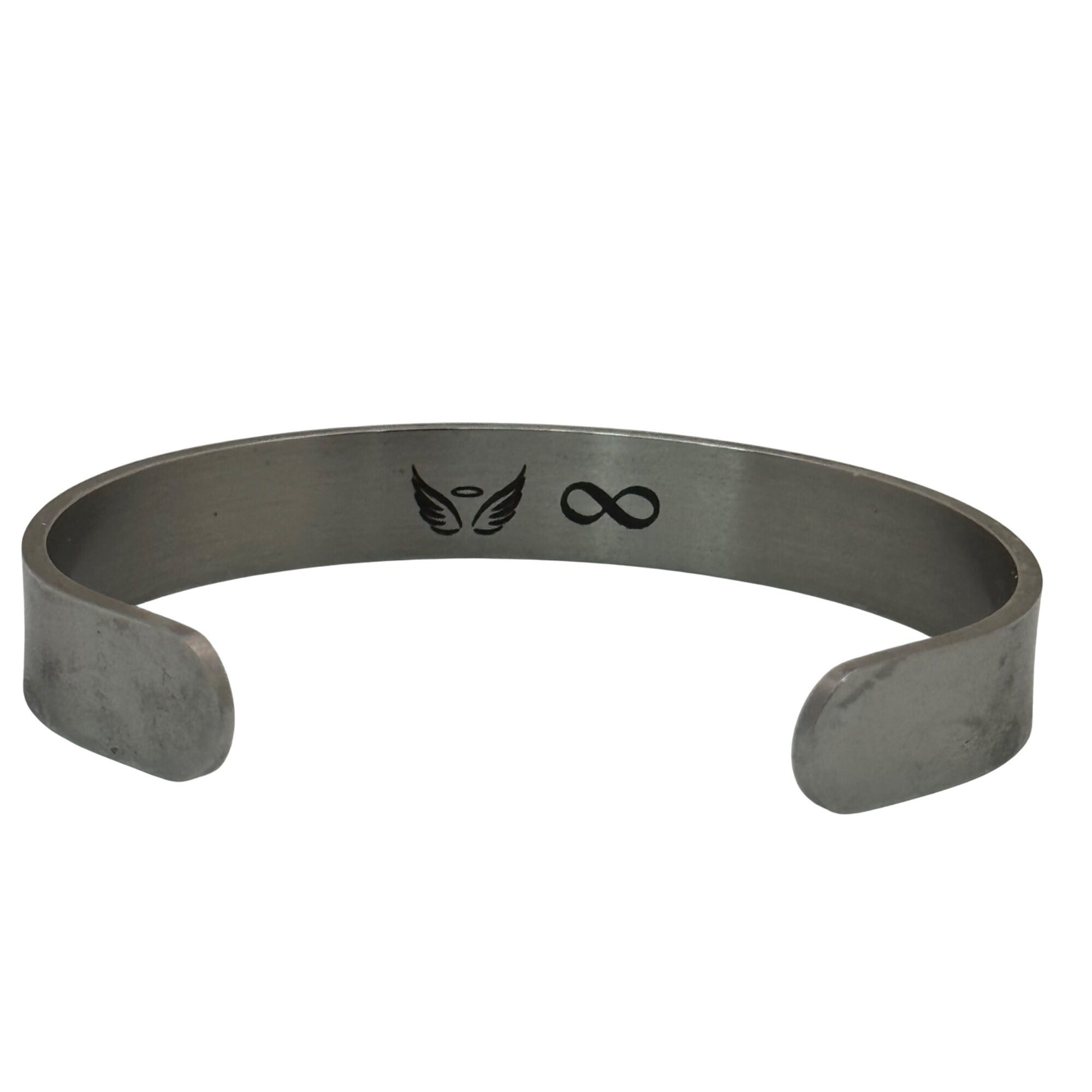 Inspirational Sterling Silver Bangle Bracelet Quote You Can Do Anything Gift 19g