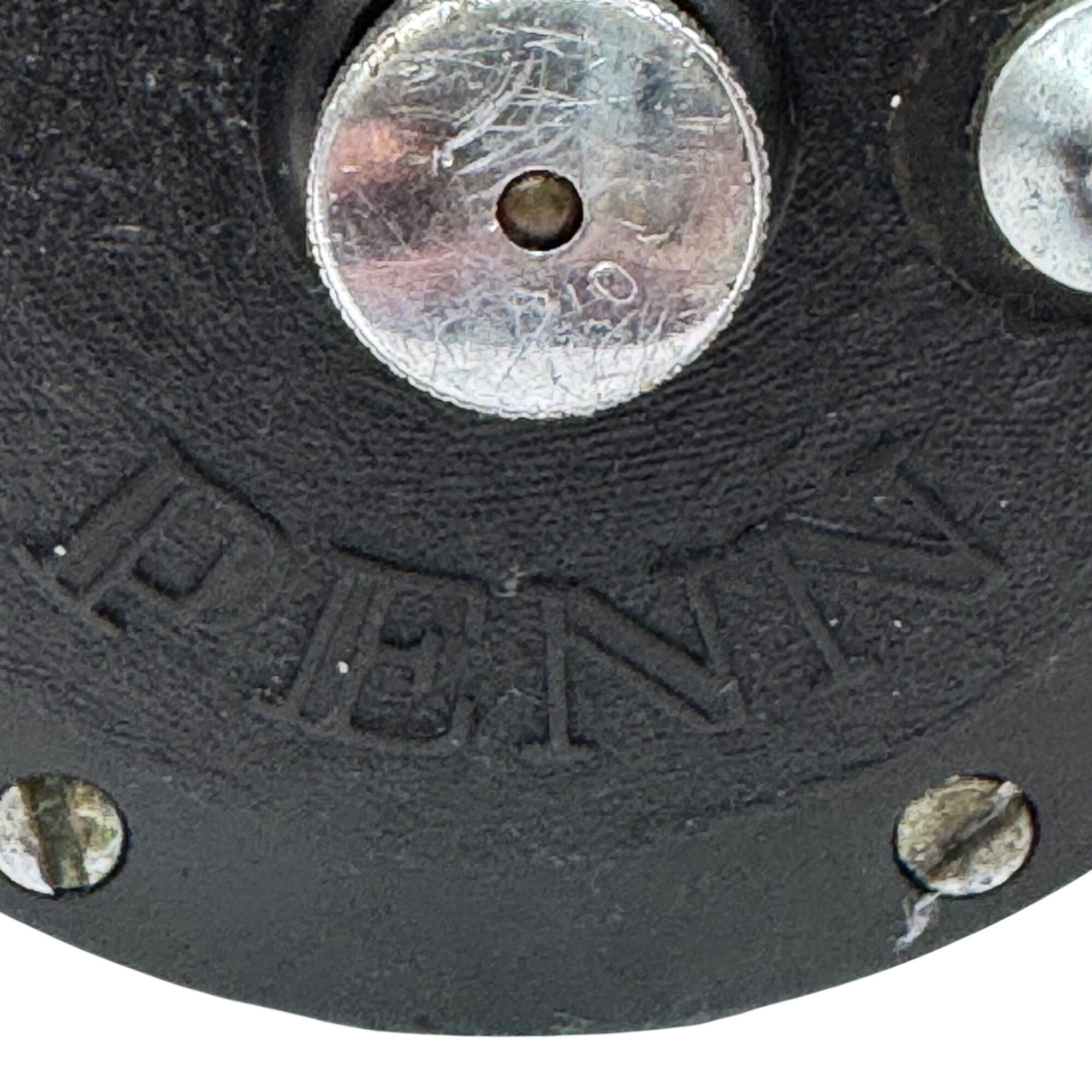 Vintage Penn No. 155 Fishing Reel Made In USA Black Silver 3" Saltwater Casting
