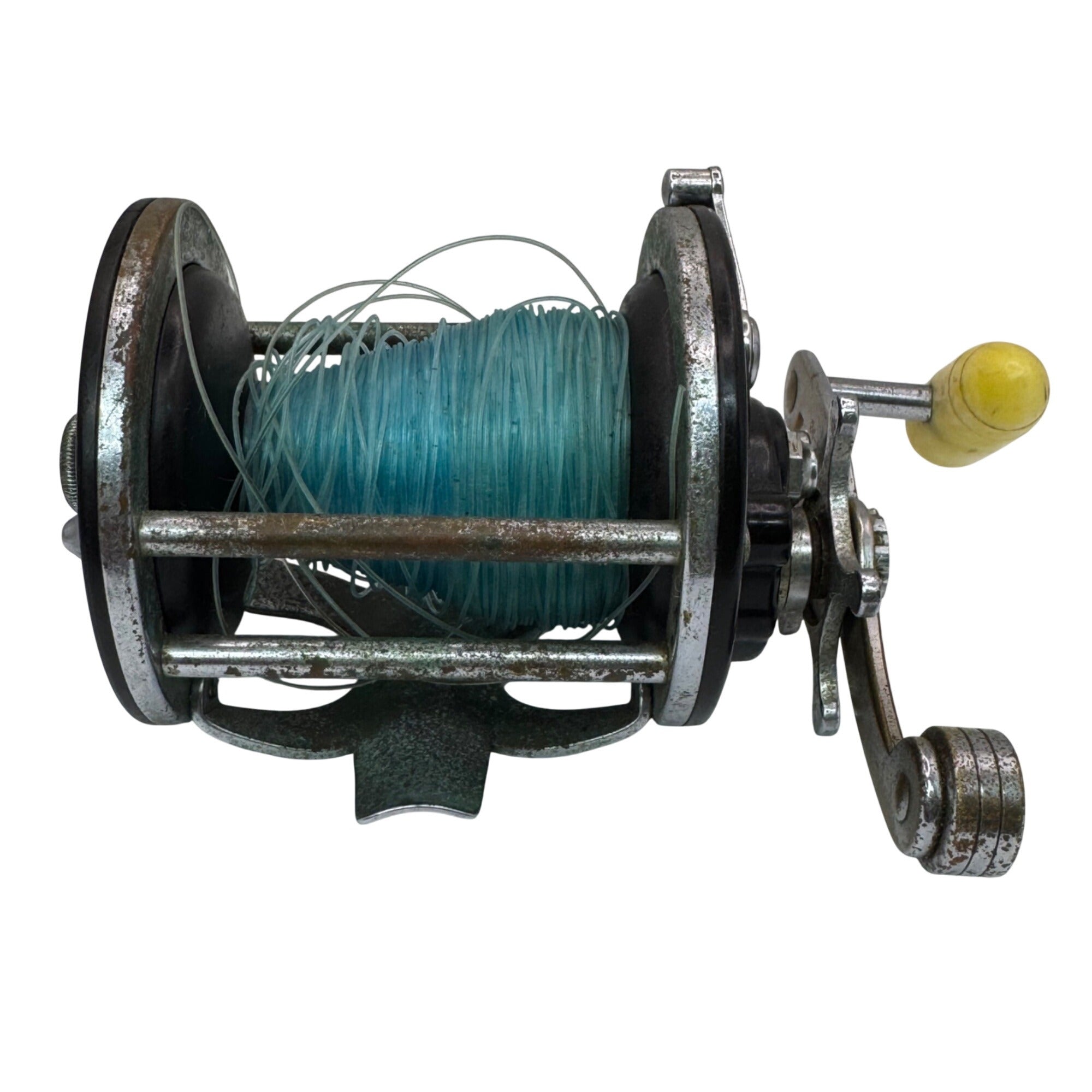 Vintage Penn No 155 Fishing Reel Beachmaster Saltwater Cassting Made In USA 3.5"