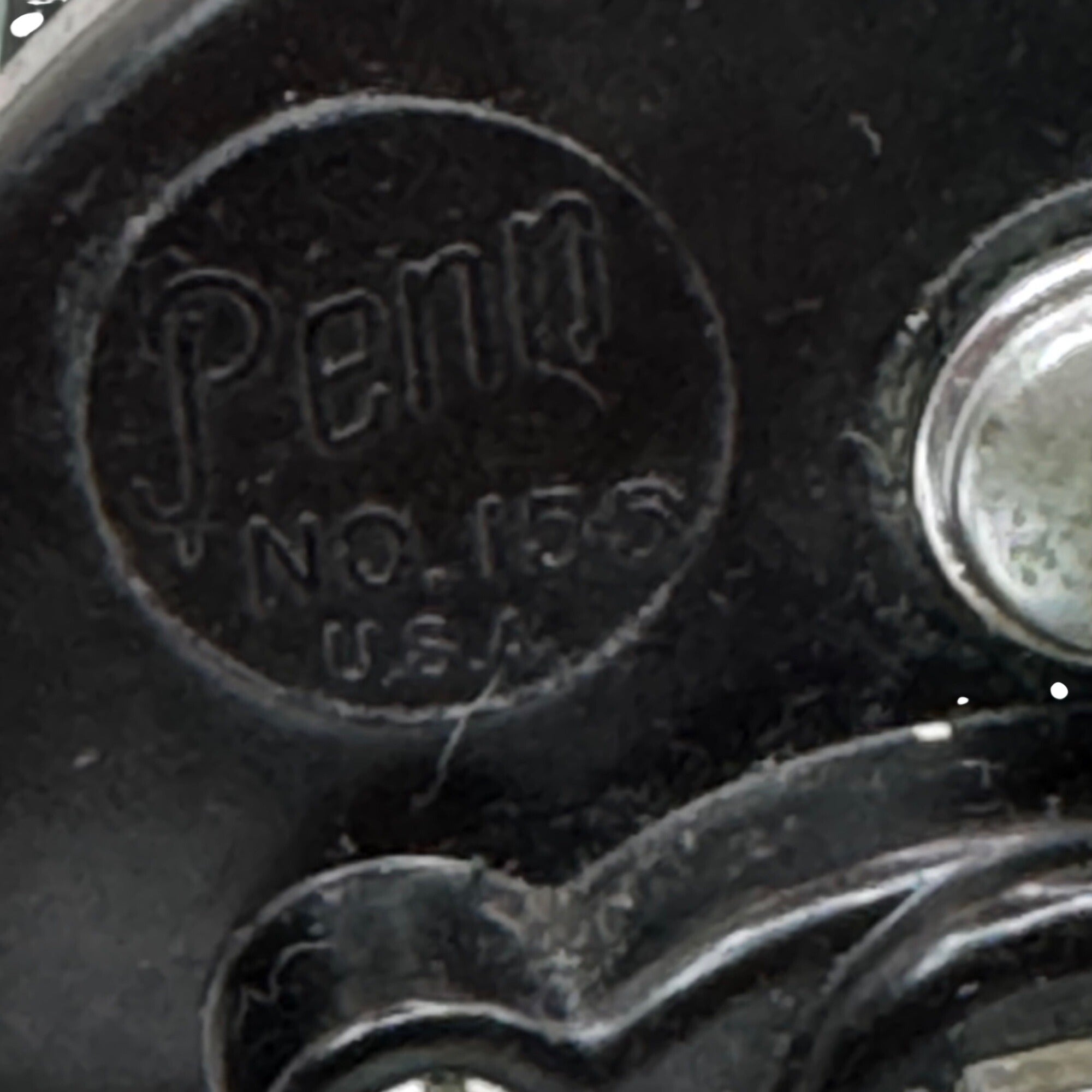Vintage Penn No 155 Fishing Reel Beachmaster Saltwater Cassting Made In USA 3.5"