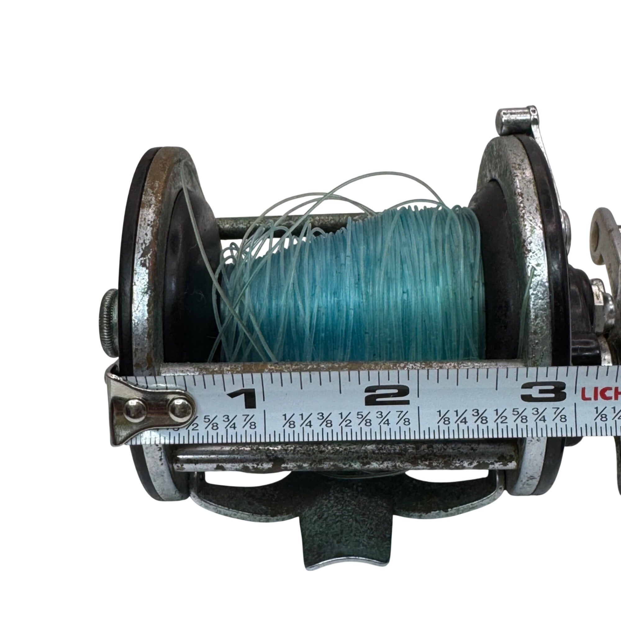Vintage Penn No 155 Fishing Reel Beachmaster Saltwater Cassting Made In USA 3.5"