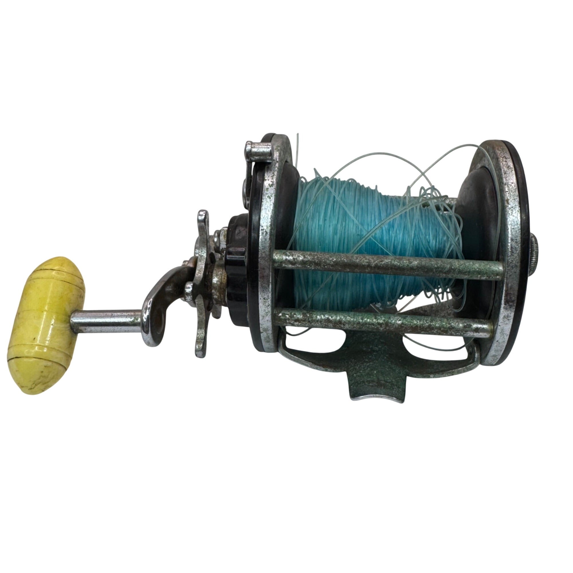 Vintage Penn No 155 Fishing Reel Beachmaster Saltwater Cassting Made In USA 3.5"