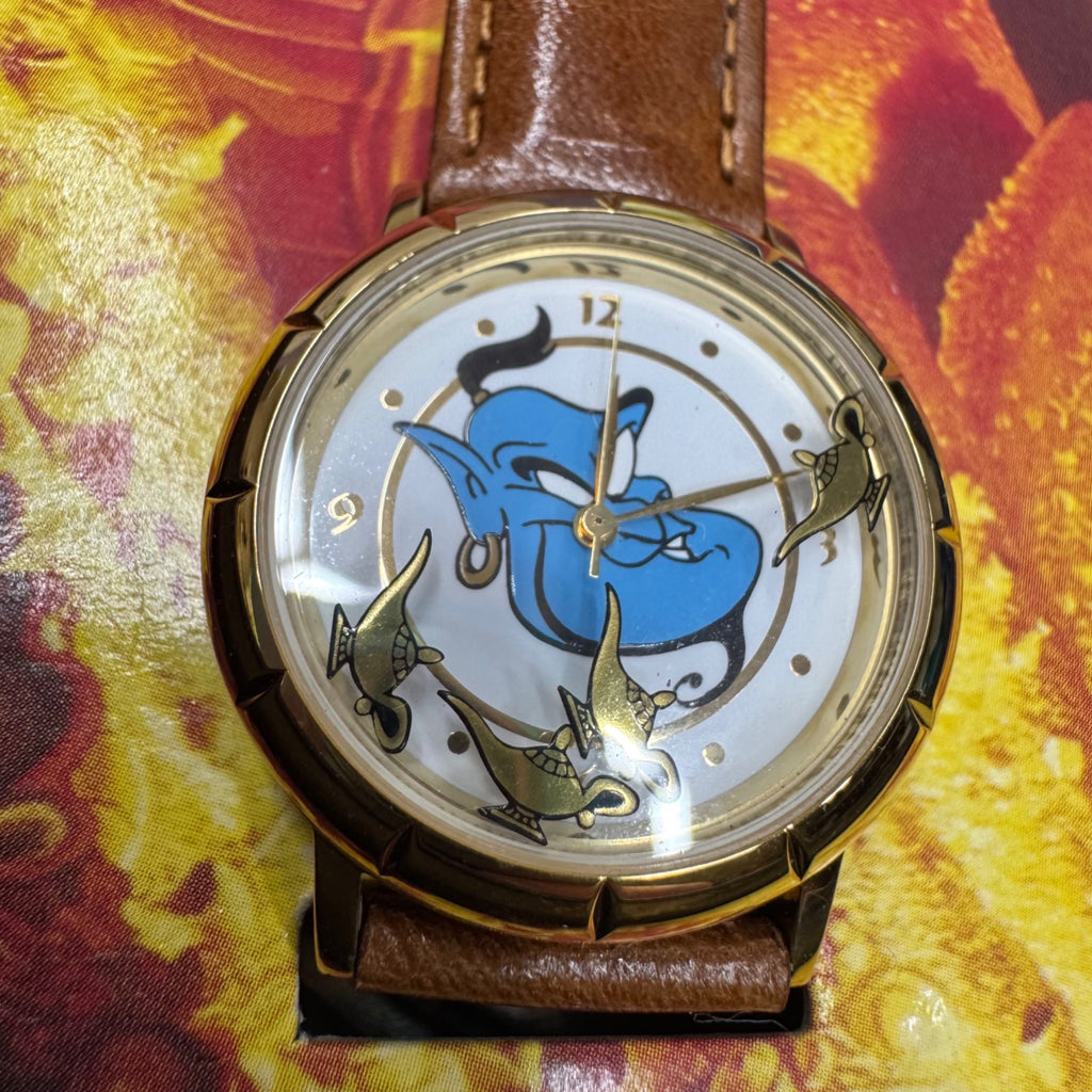 Disney Aladdin Limited Edition Fossil Watch Original Box & Collectible Tin READ