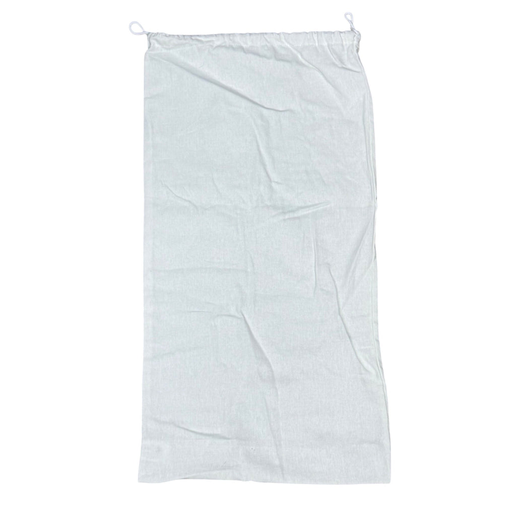 Chloé White Cotton Drawstring Dust Bag 13x25 Extra Large Shoes Boots Accessories