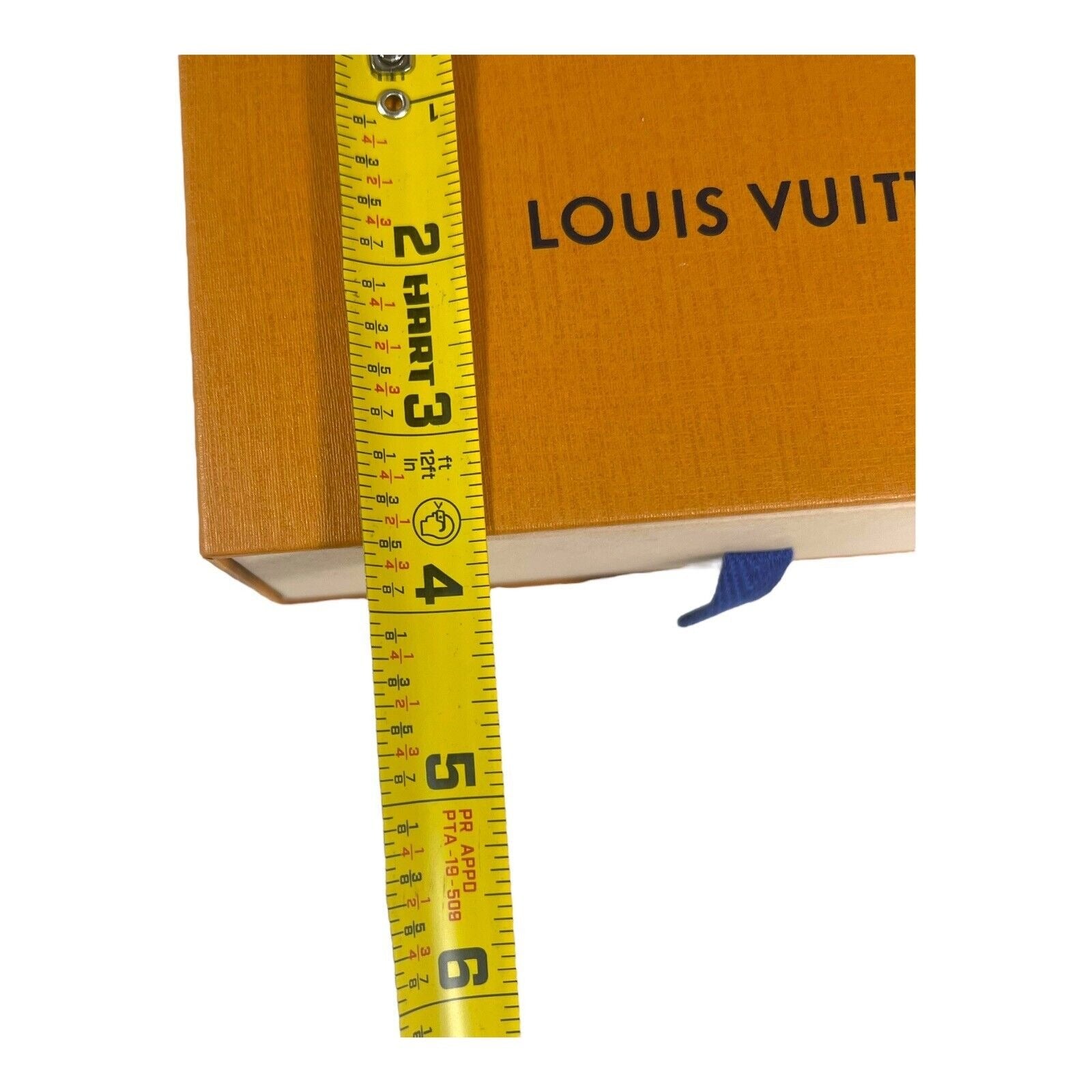 Authentic Louis Vuitton Sunglasses Box 7x3.5x3 Orange Drawer Style Gift Purse