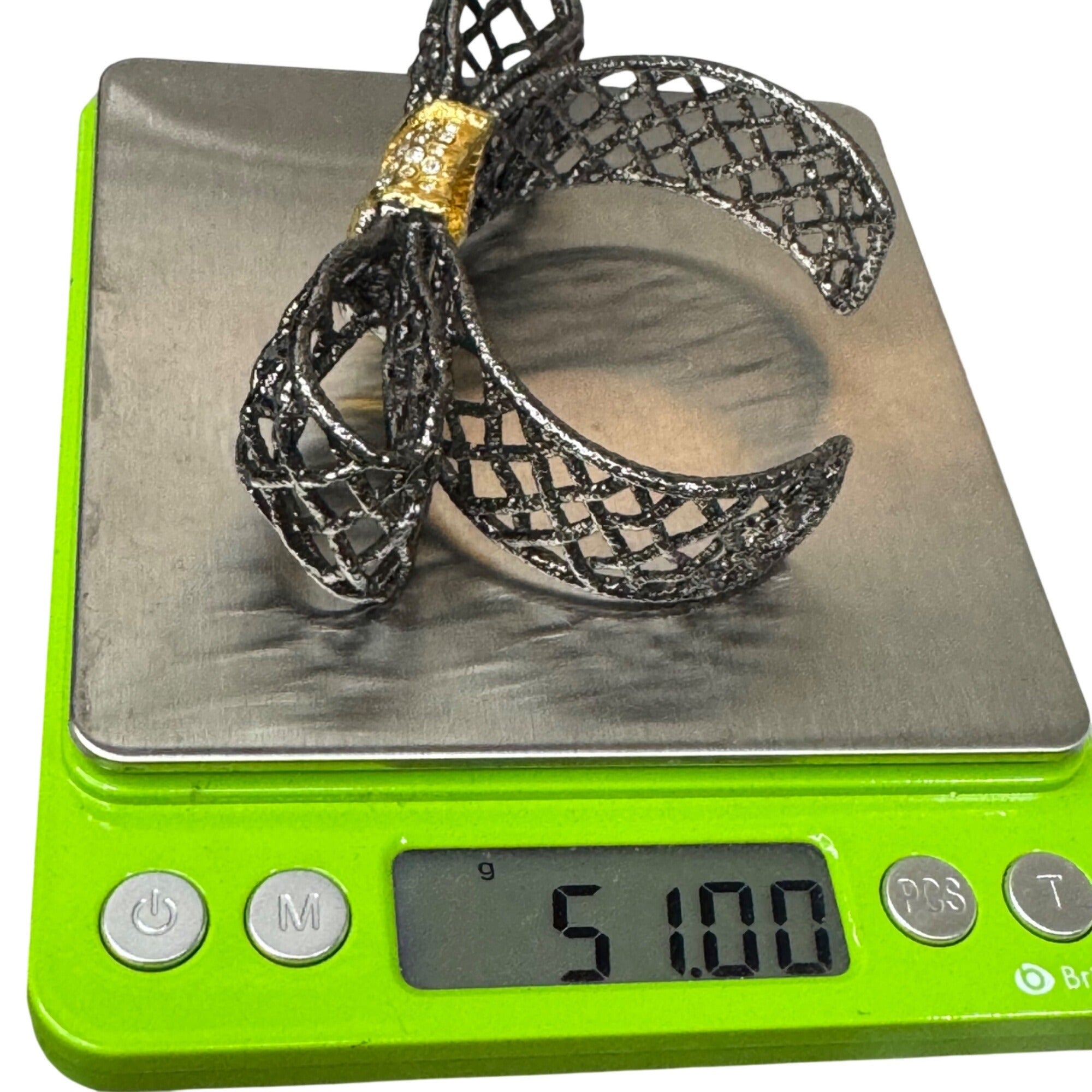Avant-garde ALEXIS BITTAR Big BOW Sculptural Woven Caged Cuff Bracelet Runway