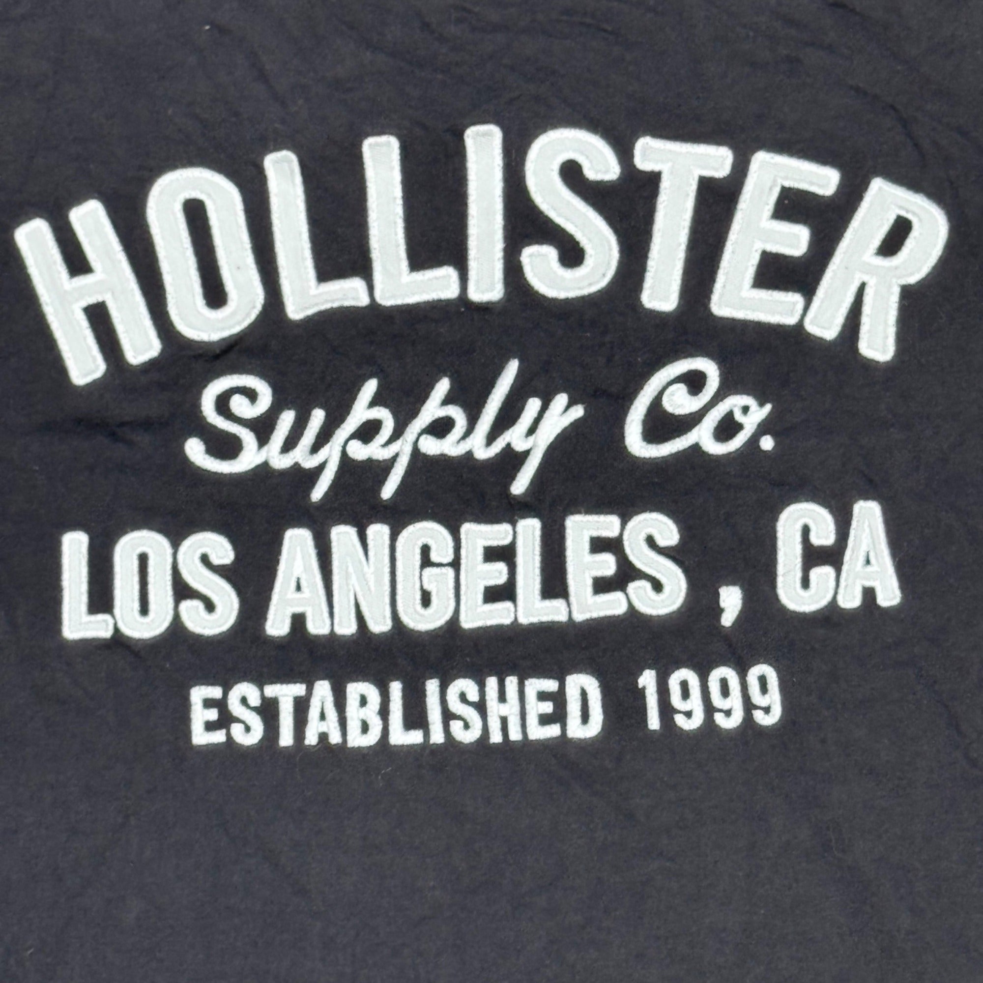Vintage Y2K Hollister California Polo Shirt Small Surf Preppy Beach Navy Blue
