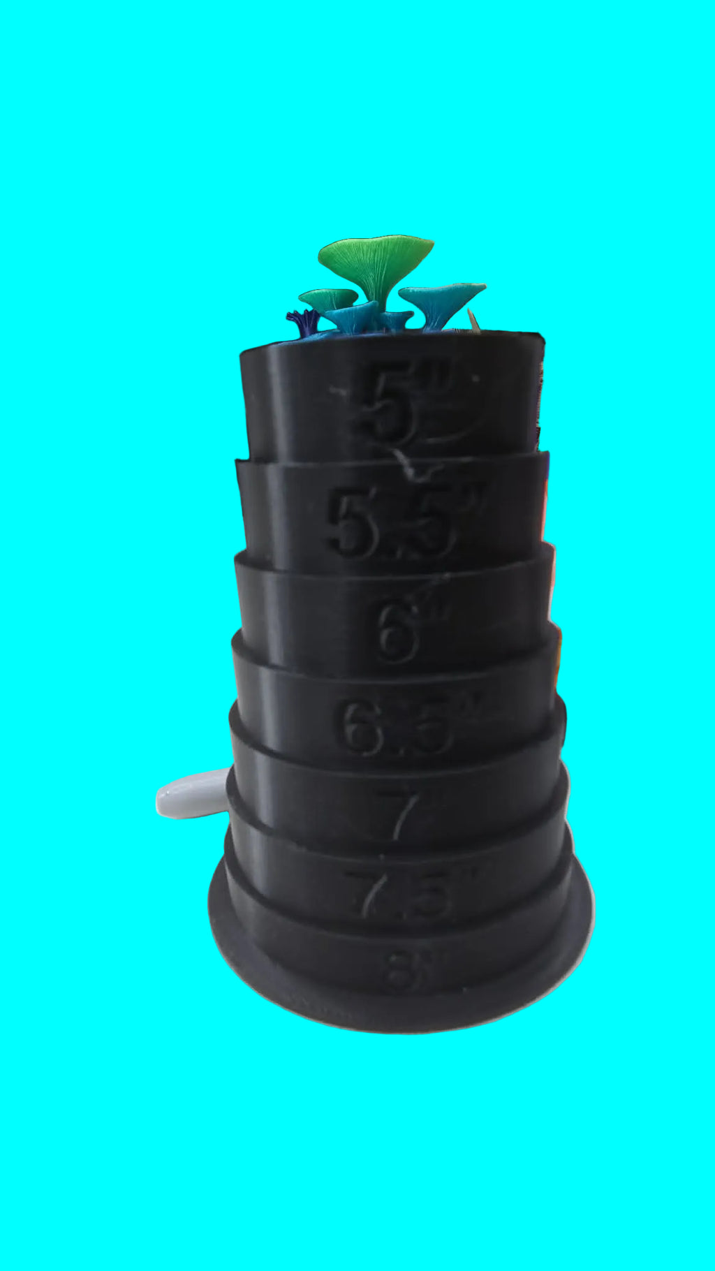 3D Printed Oval Bracelet Cuff Measuring Tool (5" - 8")