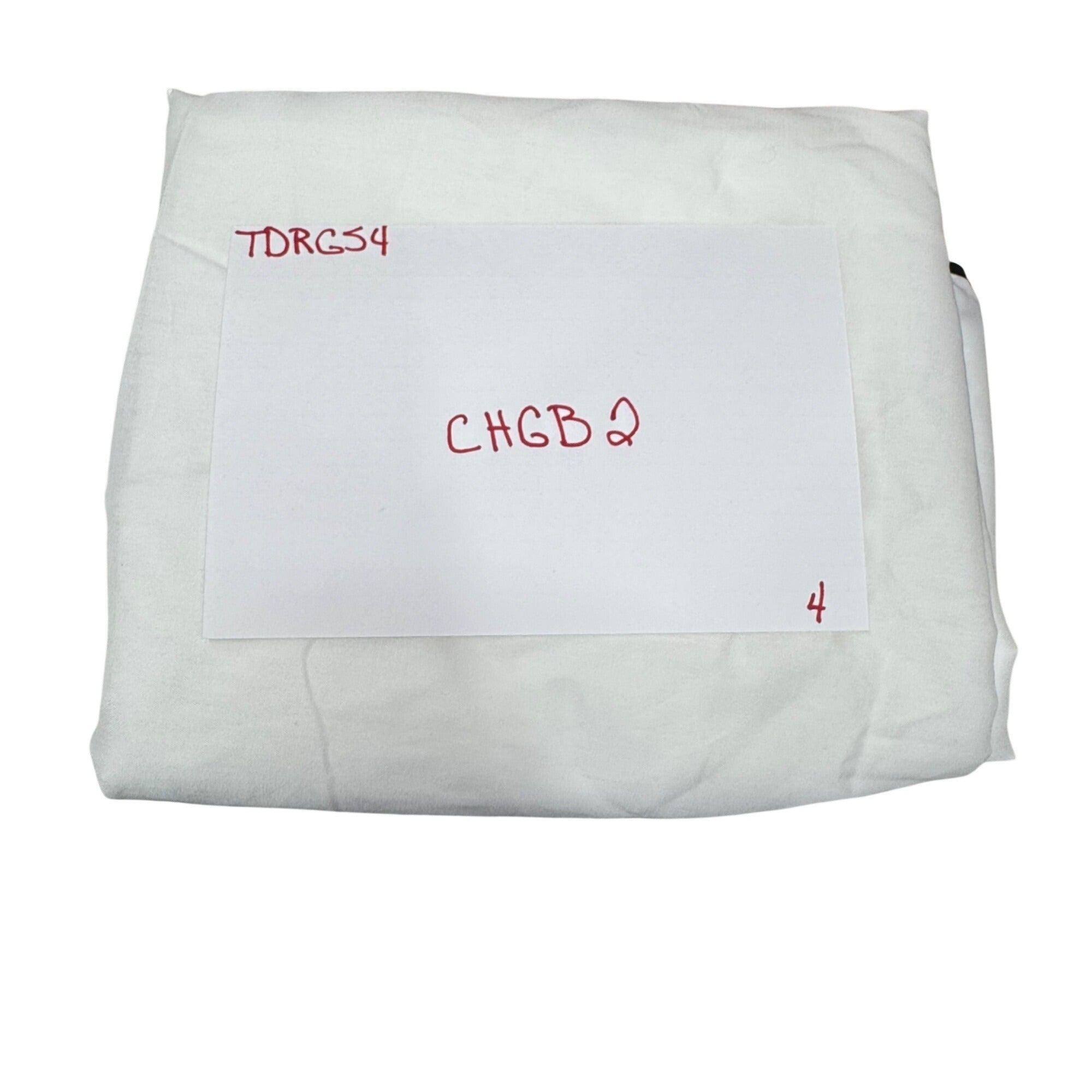 Chanel White Garment Bag 59"x24.5" Dustproof Cover With Black Trim For Dresses Or Coats