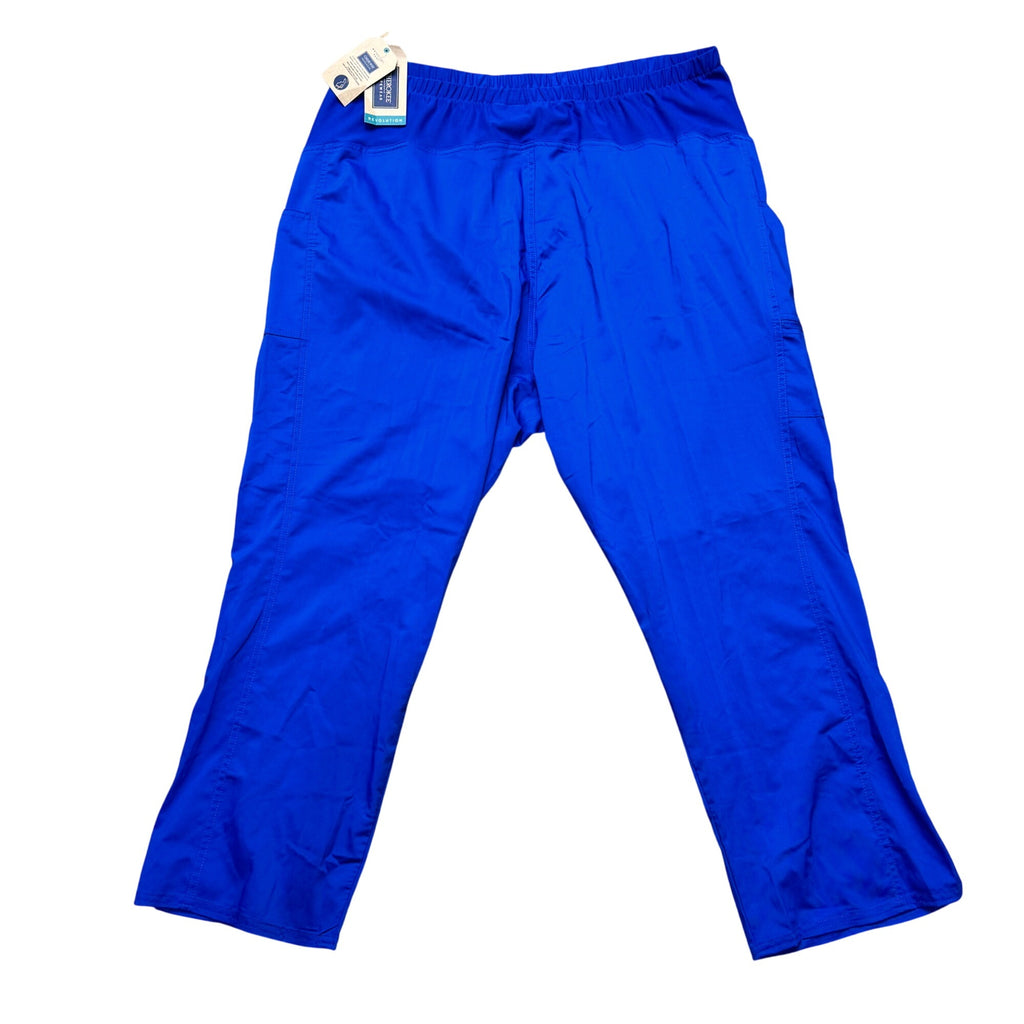 Cherokee Workwear Petite Scrub Pants 2XL Lot 3 Pair NEW Green Light Navy Blue