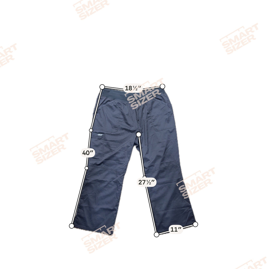 Cherokee Workwear Petite Scrub Pants 2XL Lot 3 Pair NEW Green Light Navy Blue