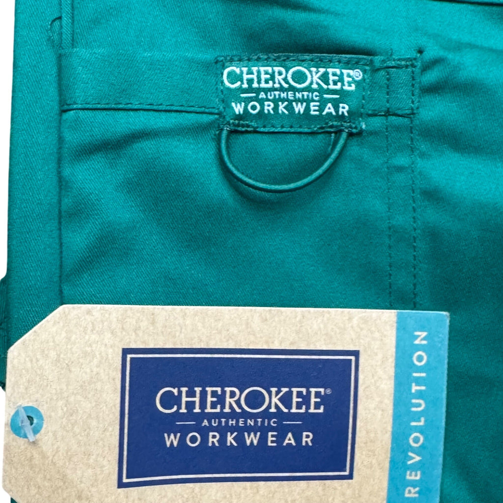 Cherokee Workwear Petite Scrub Pants 2XL Lot 3 Pair NEW Green Light Navy Blue