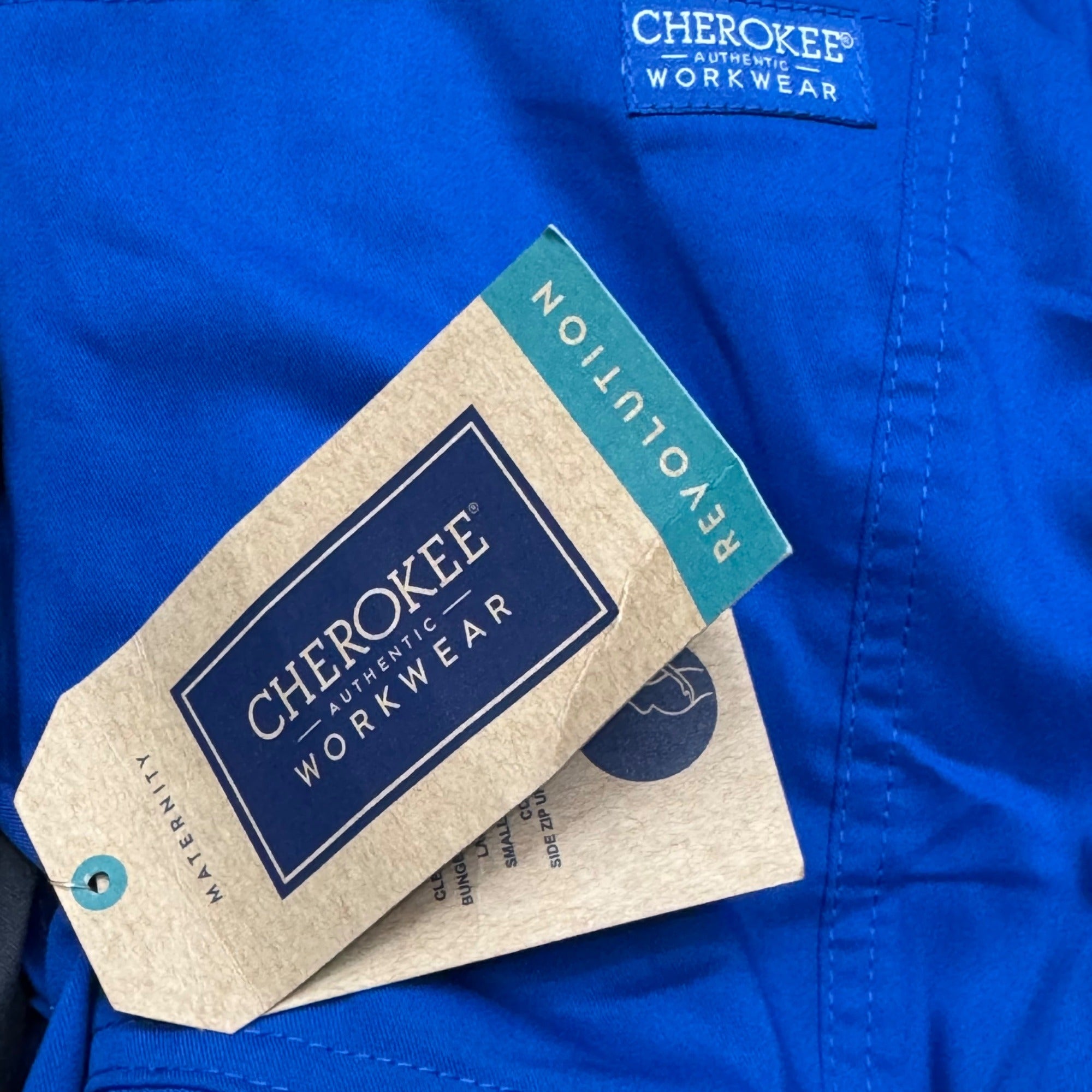 Cherokee Workwear Petite Scrub Pants 2XL Lot 3 Pair NEW Green Light Navy Blue