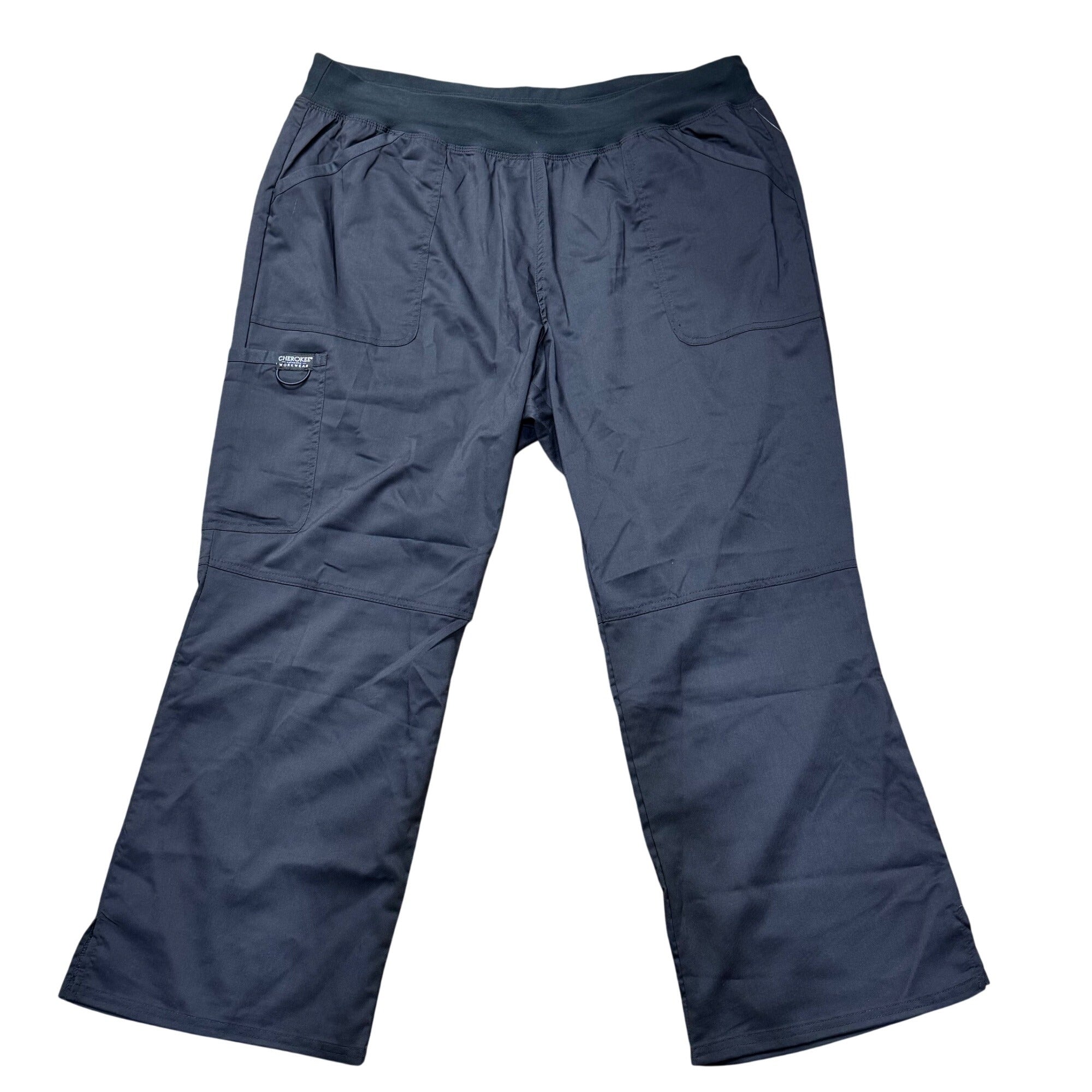 Cherokee Workwear Petite Scrub Pants 2XL Lot 3 Pair NEW Green Light Navy Blue