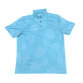 Tommy Bahama Delray Frond Polo Shirt Mens S Blue Tropical Palm Coast IslandZone