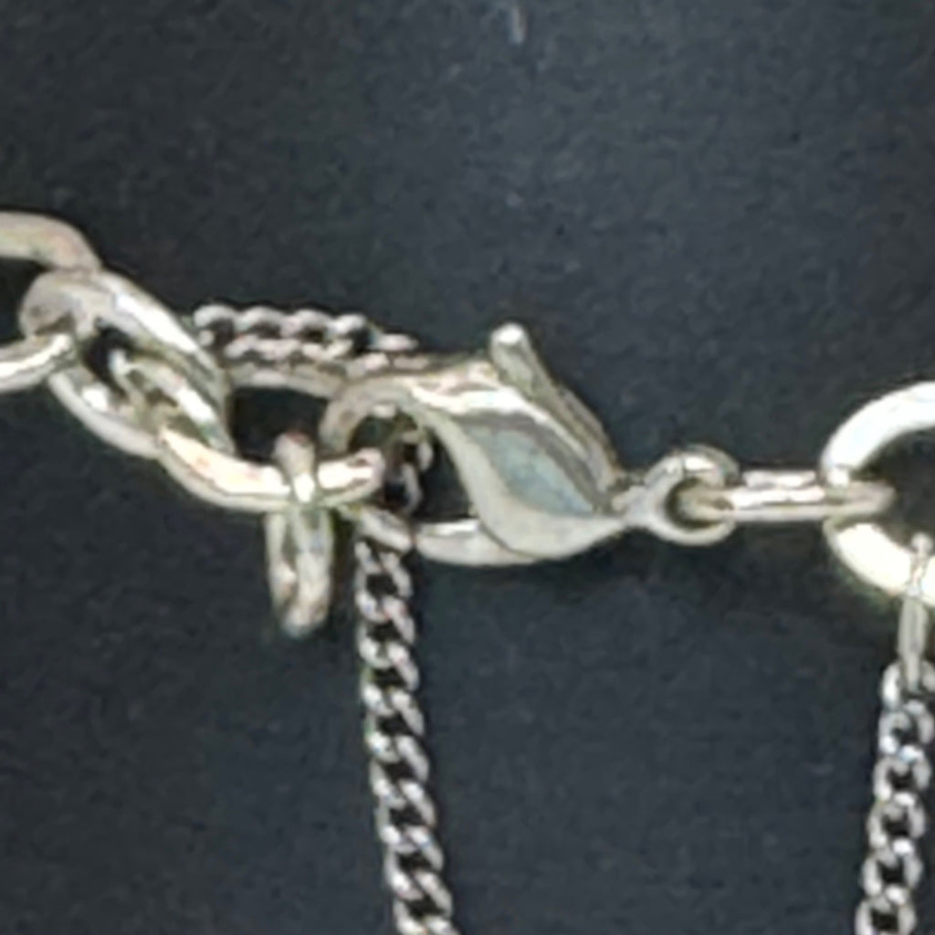James Avery Sterling Silver 925 Forged Oval Link Charm Bracelet 7" Classic Est