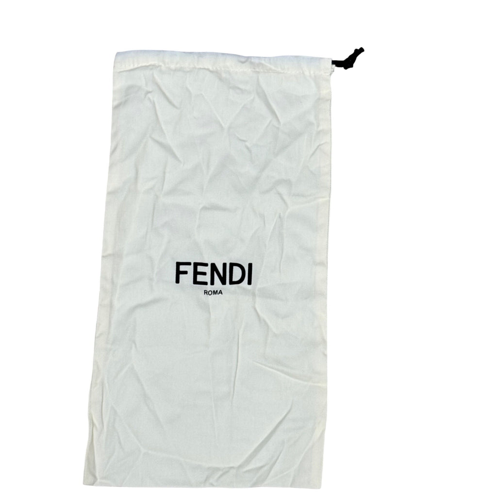 Fendi Roma Dust Bag Drawstring Storage Pouch 17x9 Cotton Shoes Purse Handbag