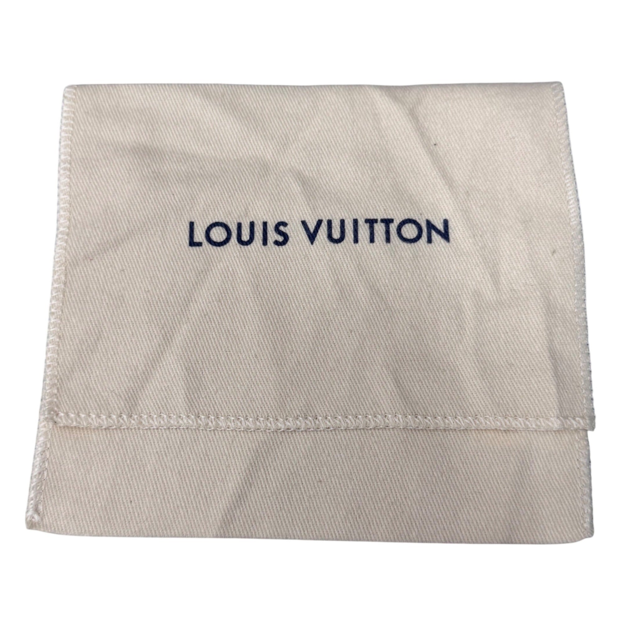 Louis Vuitton Beige Cotton Dust Bag For Accessories 6”x5"