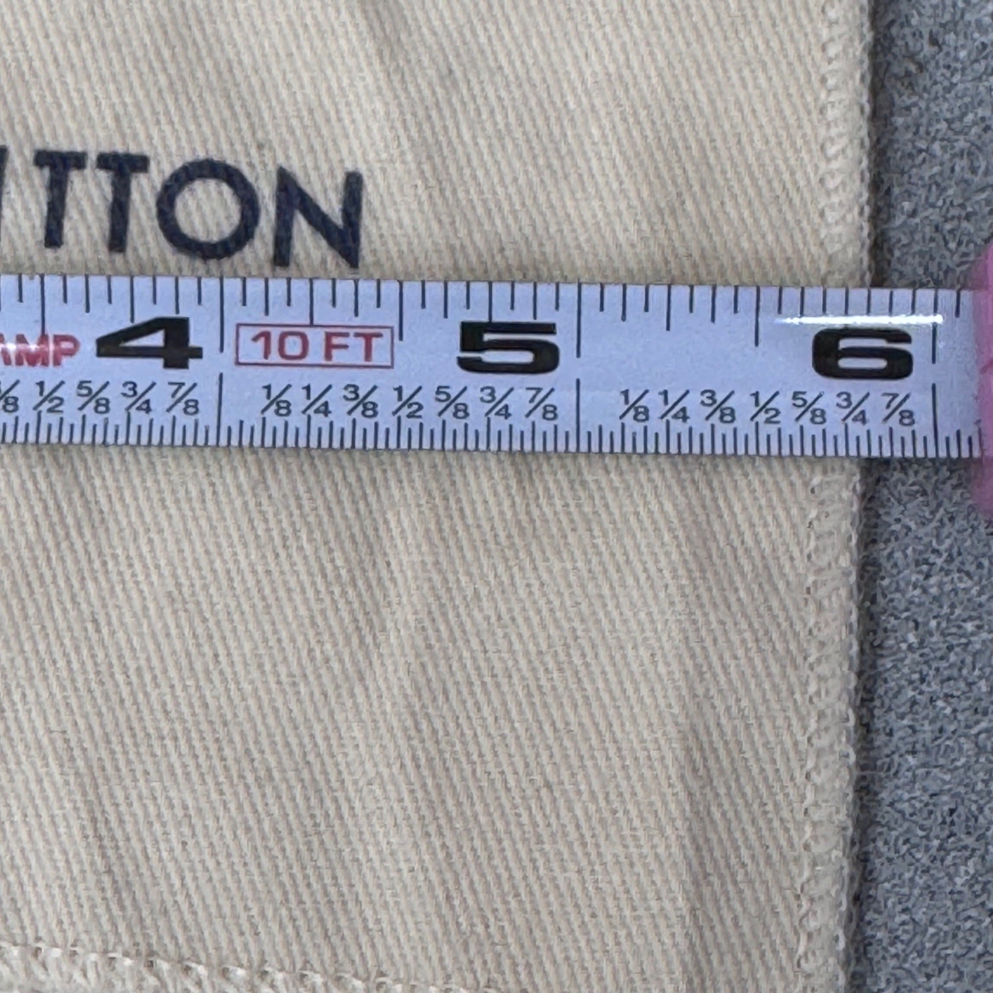 Louis Vuitton Beige Cotton Dust Bag For Accessories 6”x5"