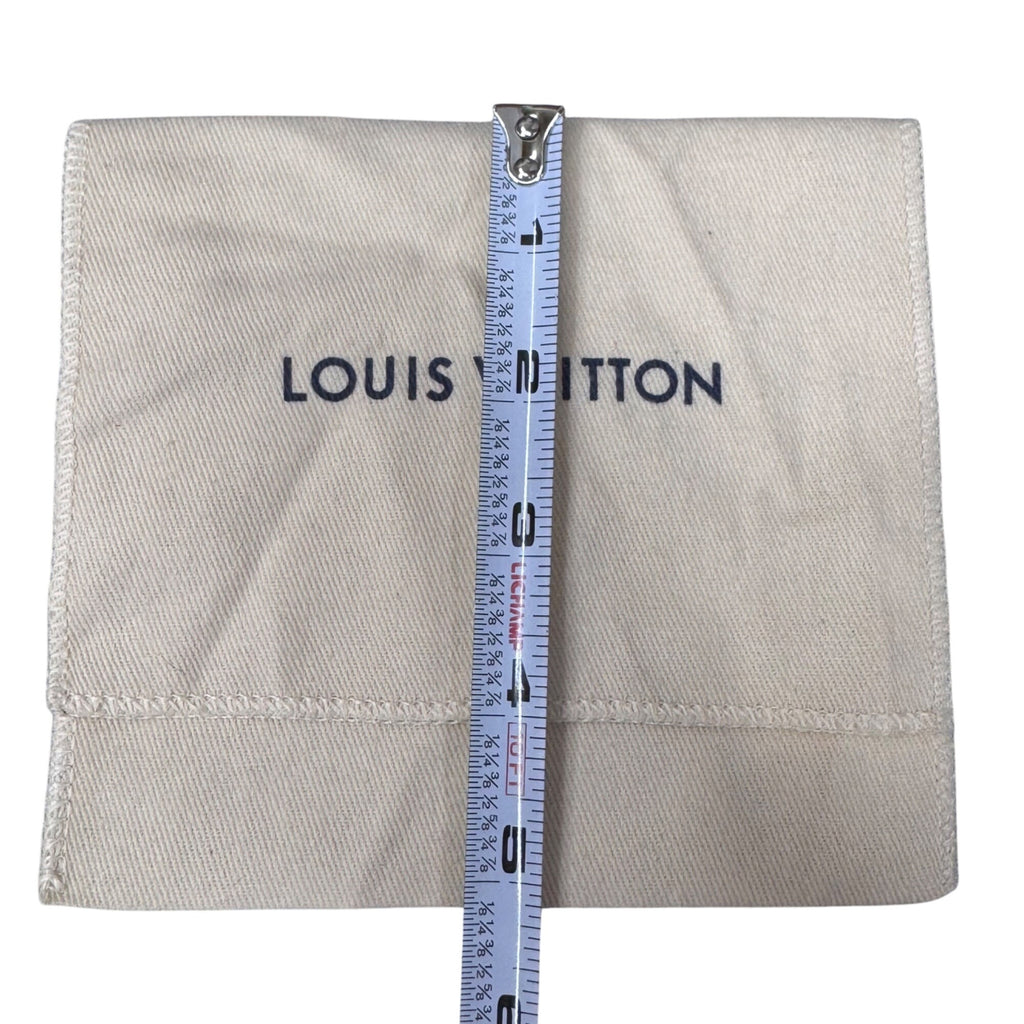 Louis Vuitton Beige Cotton Dust Bag For Accessories 6”x5"