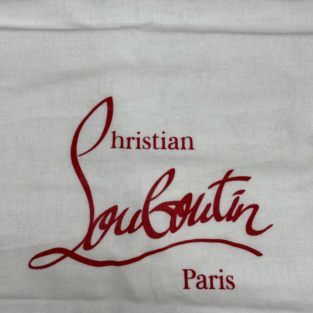 Authentic New Christian Louboutin White Shoe Handbag Dust Bag 15X11 Storage Gift