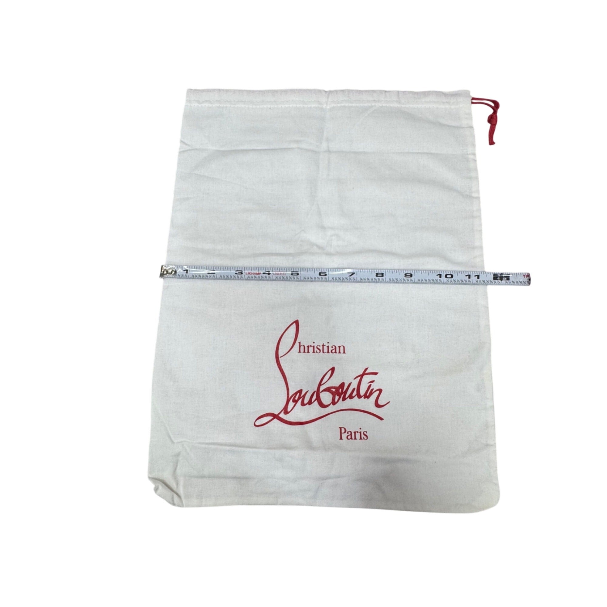 Authentic New Christian Louboutin White Shoe Handbag Dust Bag 15X11 Storage Gift