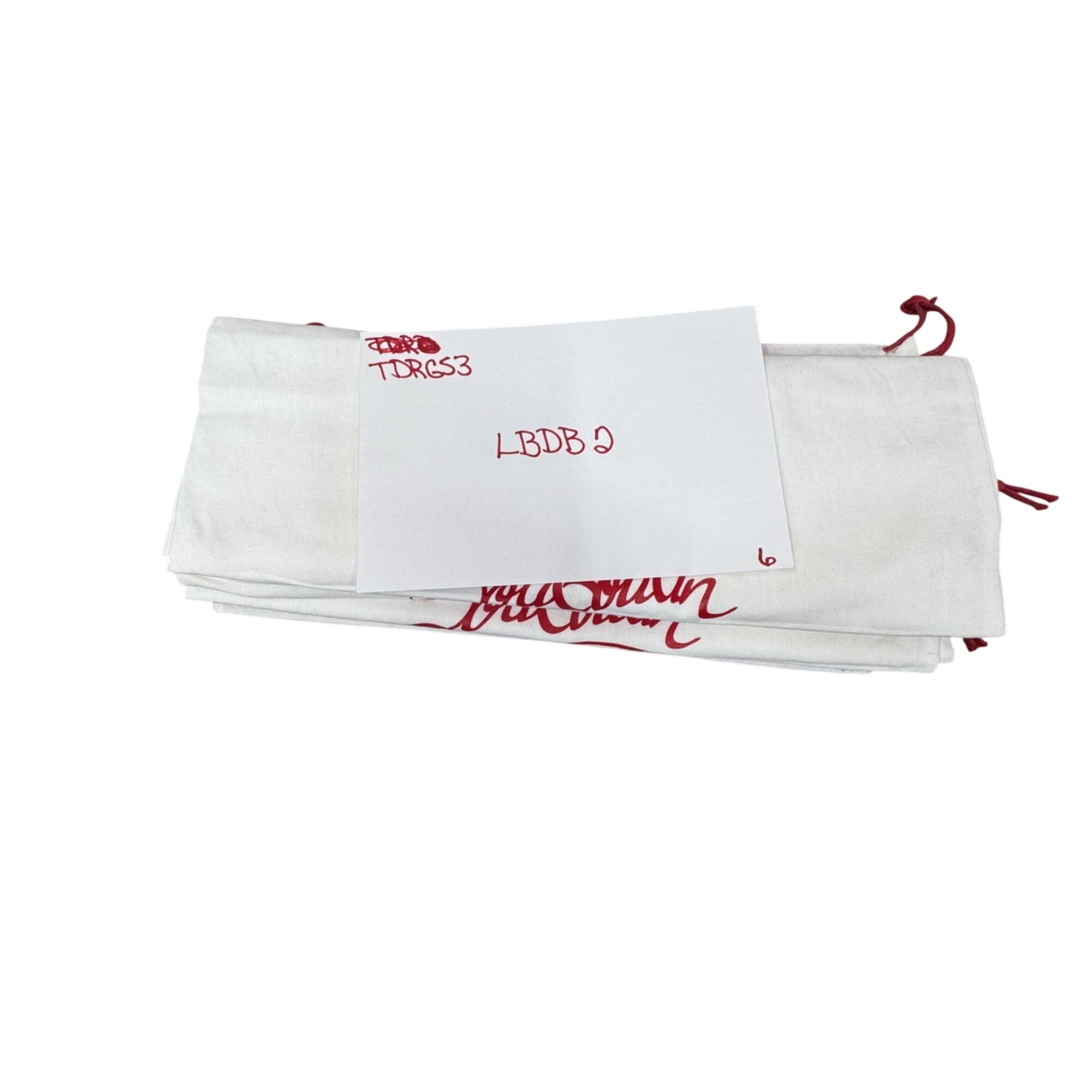 Authentic New Christian Louboutin White Shoe Handbag Dust Bag 15X11 Storage Gift