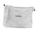 Chanel White Drawstring Logo Dust Bag 9” X 7.5” For Handbag Clutch Authentic