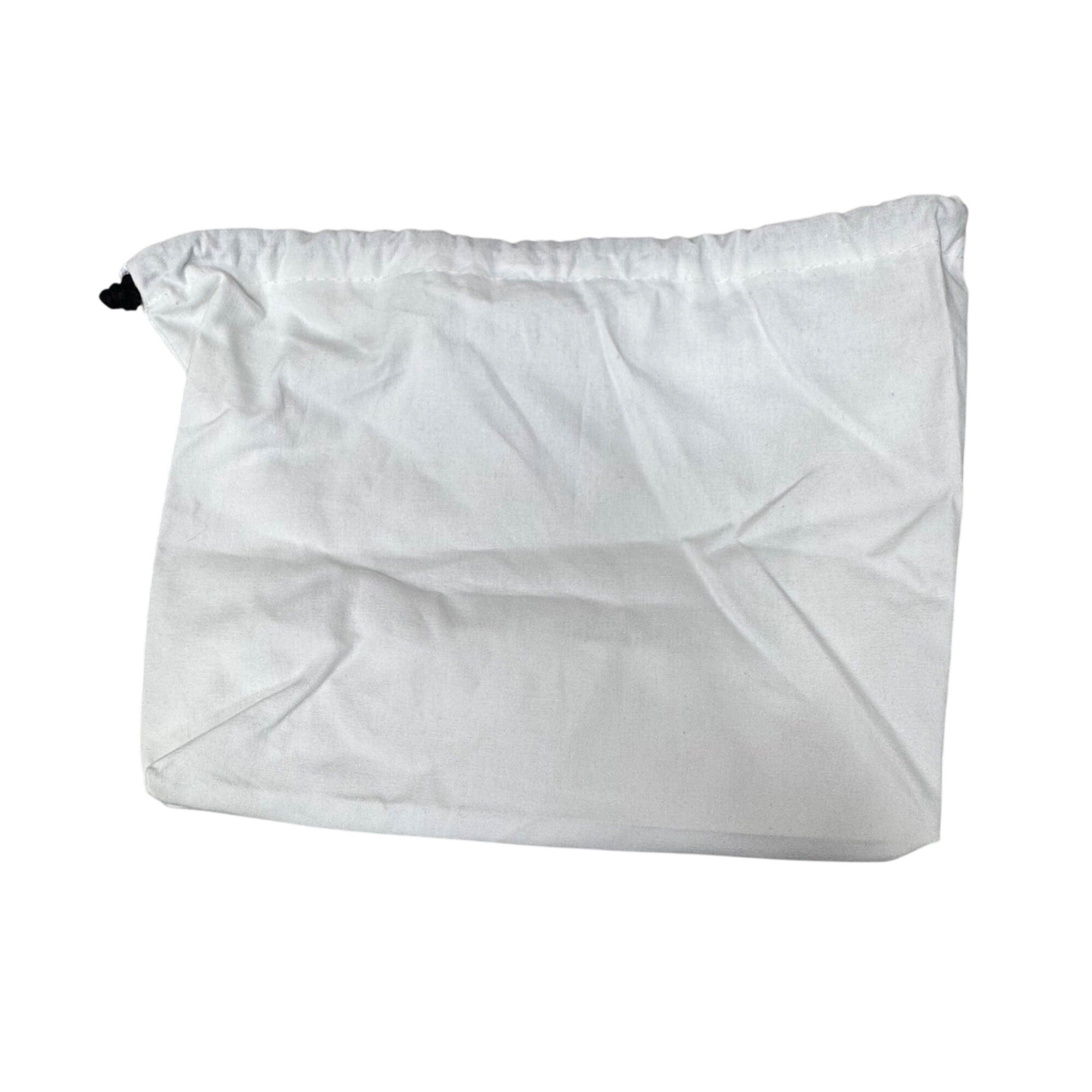 Chanel White Drawstring Logo Dust Bag 9” X 7.5” For Handbag Clutch Authentic