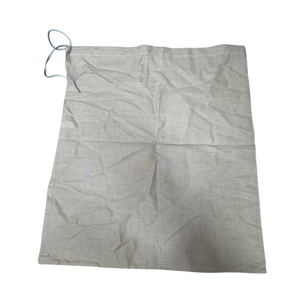 Miu Miu Dust Bag Beige Linen Drawstring 15X13 Storage Authentic Purse Handbag