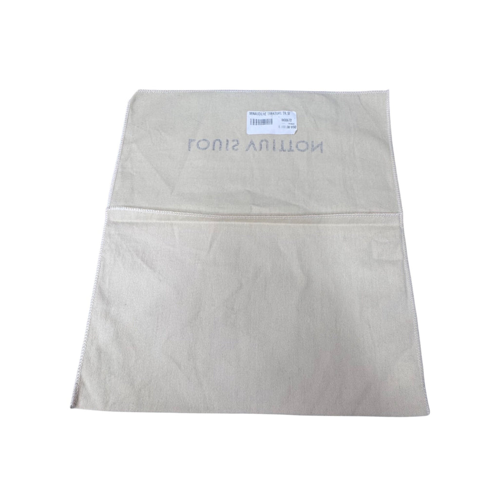 LOUIS VUITTON Dust Bag Envelope Flap 12x7" Authentic Purse Cover Storage Clutch