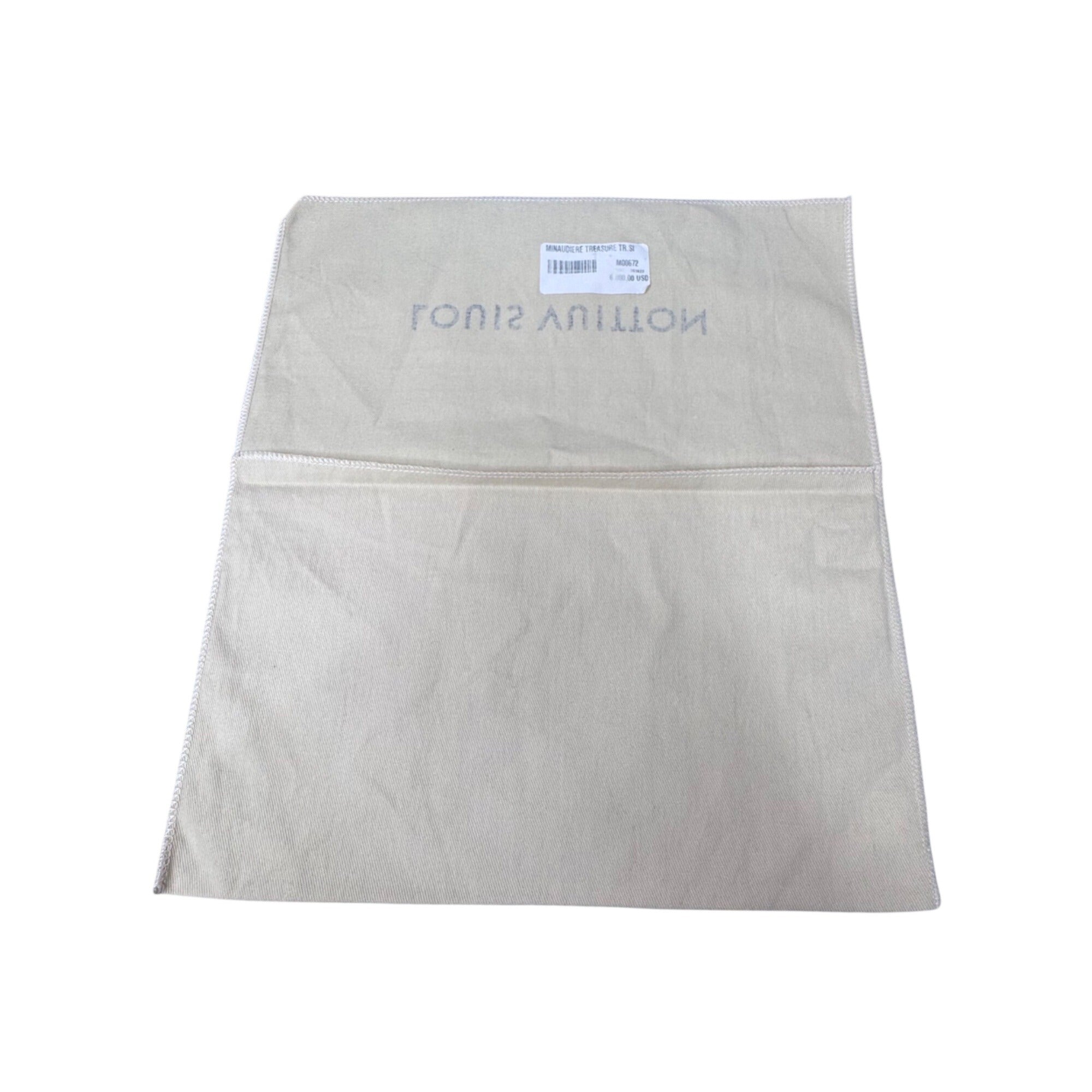 LOUIS VUITTON Dust Bag Envelope Flap 12x7" Authentic Purse Cover Storage Clutch
