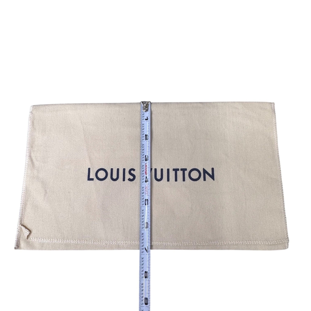 LOUIS VUITTON Dust Bag Envelope Flap 12x7" Authentic Purse Cover Storage Clutch