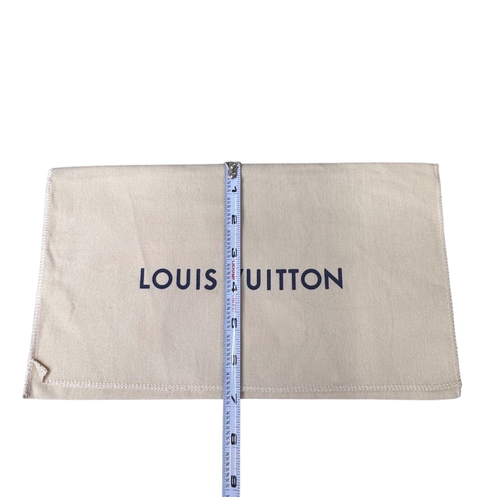 LOUIS VUITTON Dust Bag Envelope Flap 12x7" Authentic Purse Cover Storage Clutch