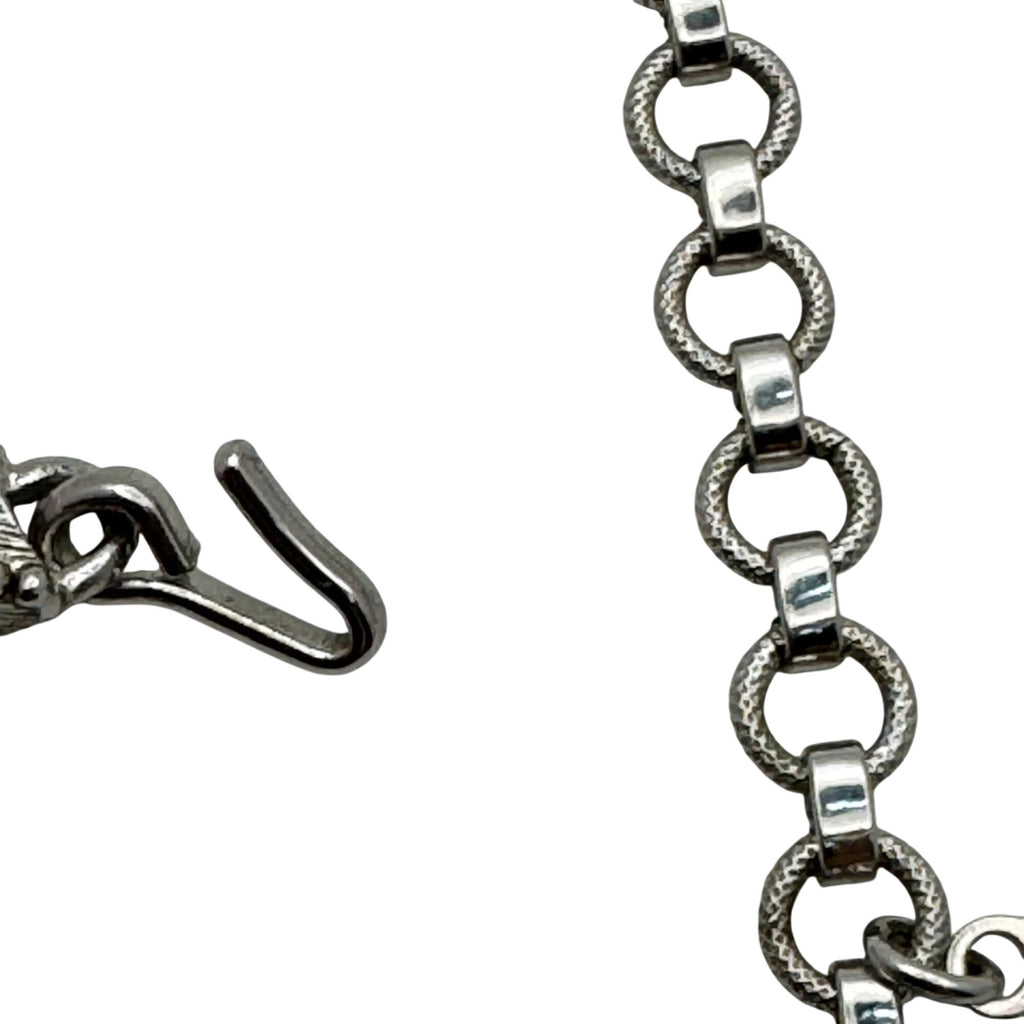 Monet Statement Runway Collar Choker Silver Tone Necklace Twisted Necklace Vtg