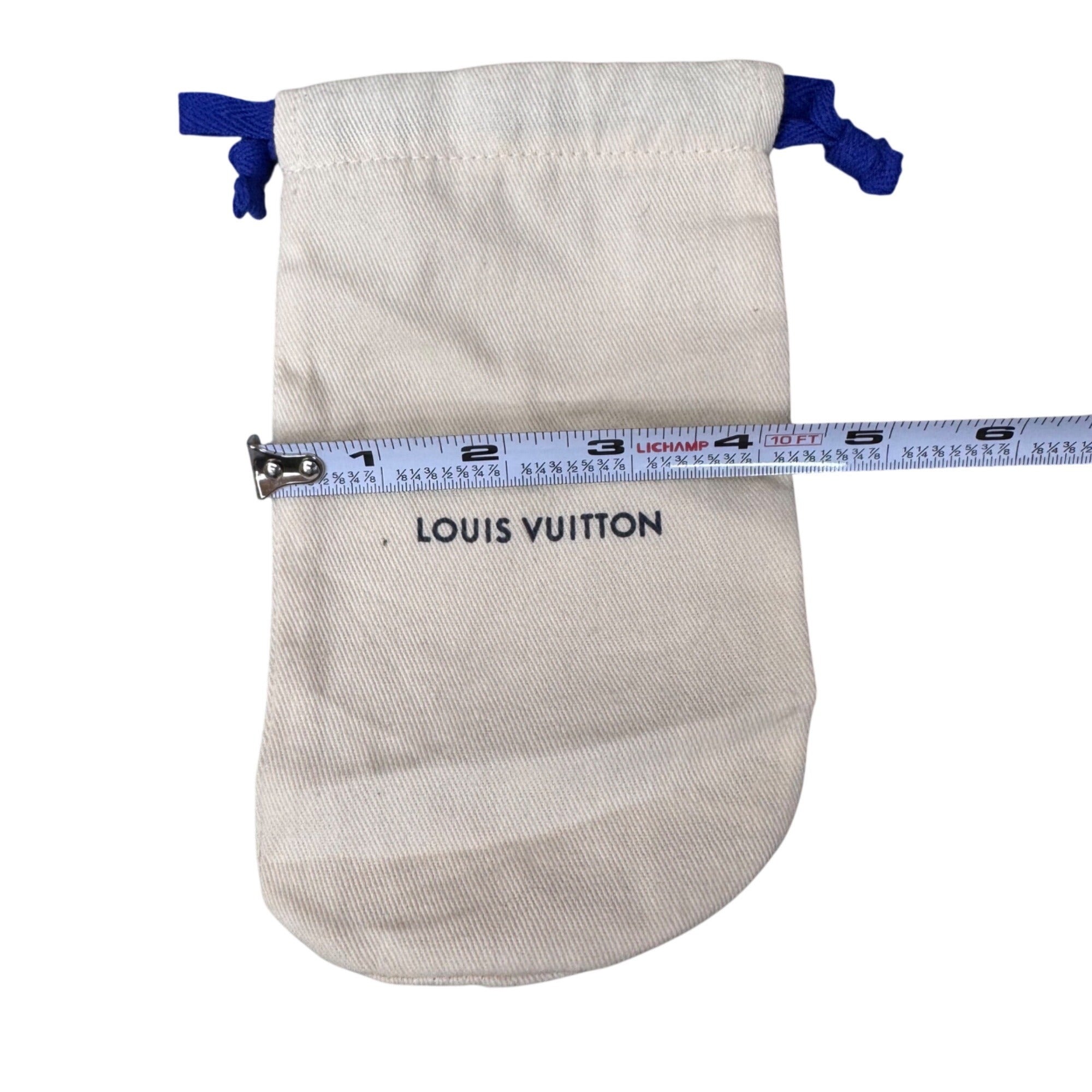 Louis Vuitton Beige Drawstring Dust Bag Storage Gift Authentic Sunglasses 4.5X7