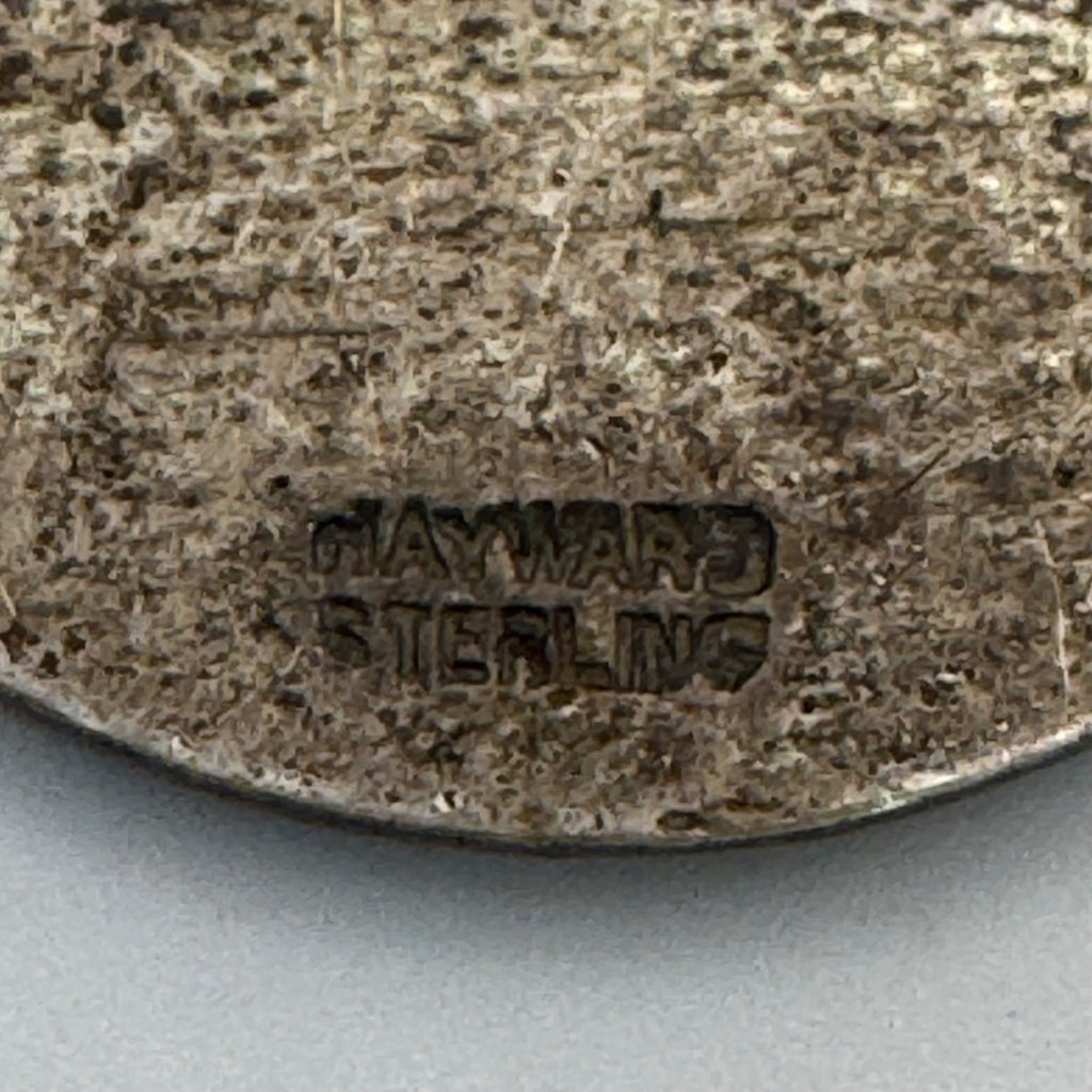 Hayward "I Am A Protestant" Pendant Sterling Silver Jesus Profile Estate Vintage