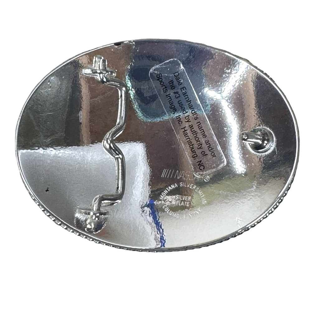 Dale Earnhardt Montana Silversmiths #3 NASCAR Belt Buckle Silver Plate New W Box