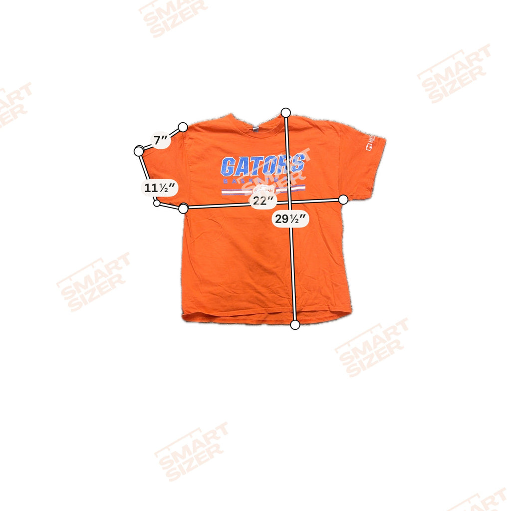 Florida Gators Basketball Orange T-Shirt XL 100% Cotton University of FL Fan
