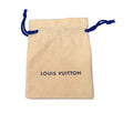 Louis Vuitton Beige Drawstring Dust Bag Blue Cord Jewelry Or Accessories 3 X 4"