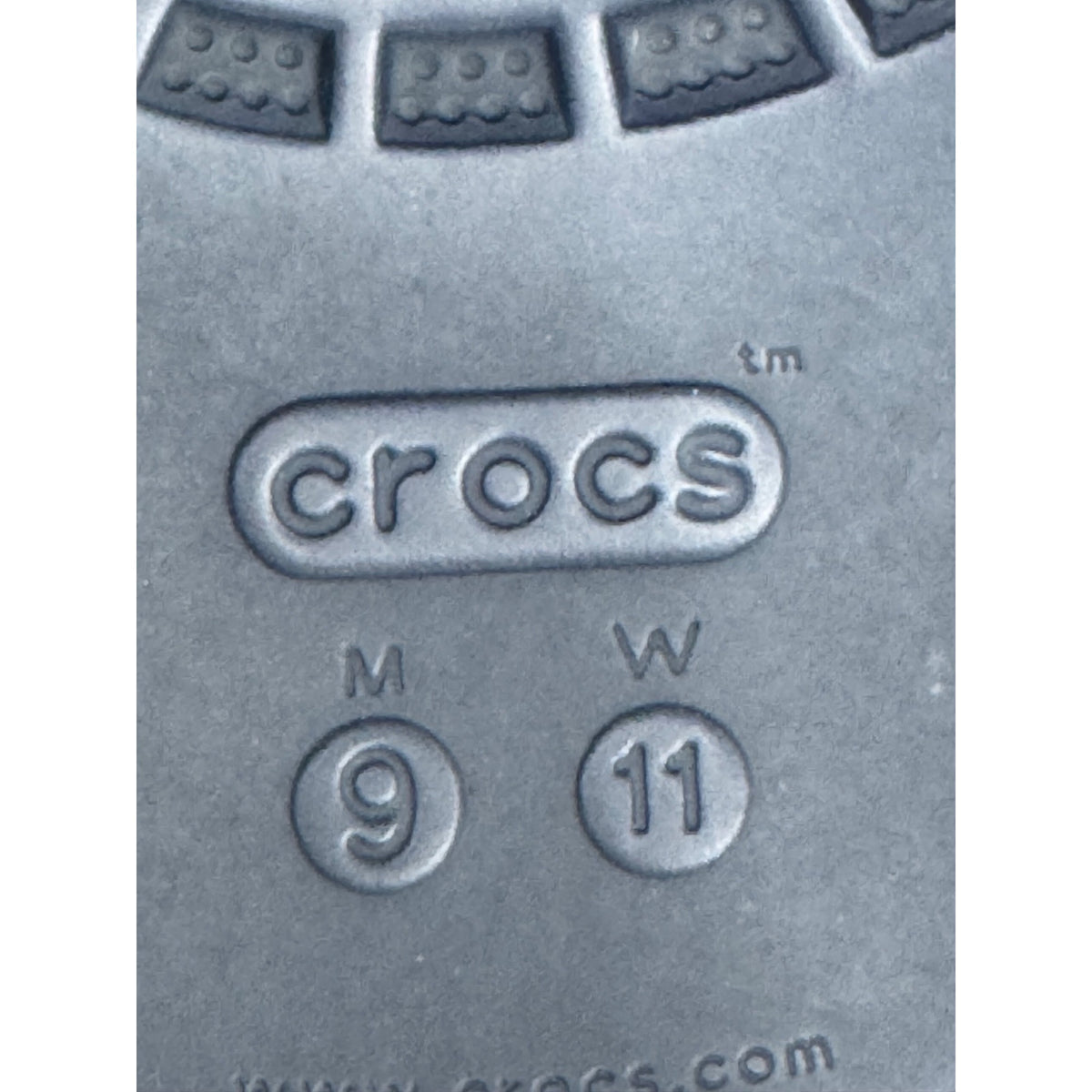 Crocs Bayaband Navy Blue Red Slip-On Sandals Men 9 Women 11 Lightweight Slides
